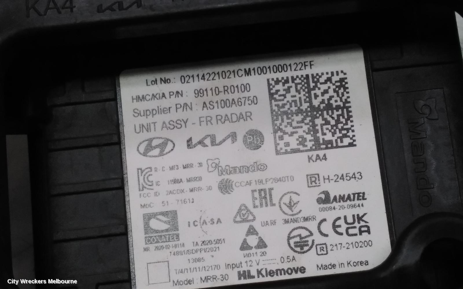 KIA CARNIVAL/GRAND CARNIVAL ECU, KA4, 10/2020 ONWARDS