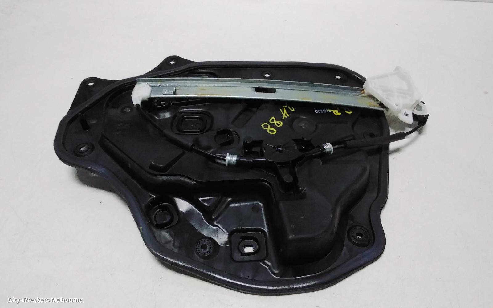MAZDA CX5 RIGHT REAR WND REG/MOTOR, KF, DOOR REG & MOTOR ASSY, 02/2017 ONWARDS