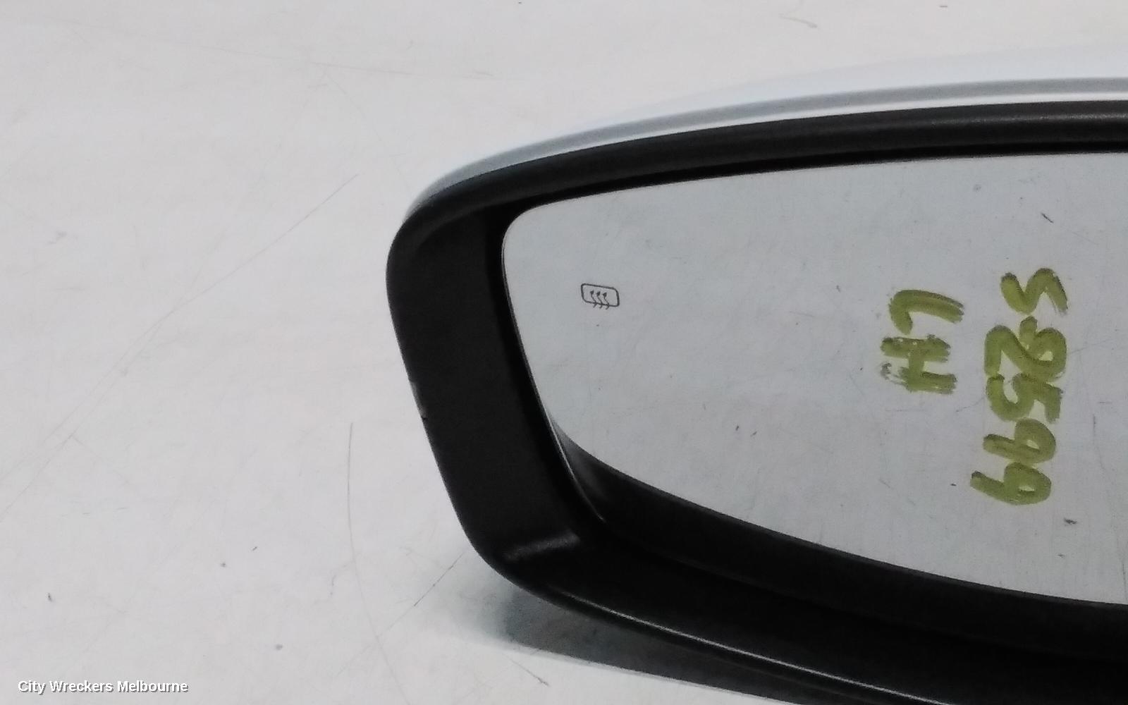 MG HS LEFT DOOR MIRROR, SAS23, HEATED, ELECT ADJ, COLOUR CODED, 09/2019 ONWARDS