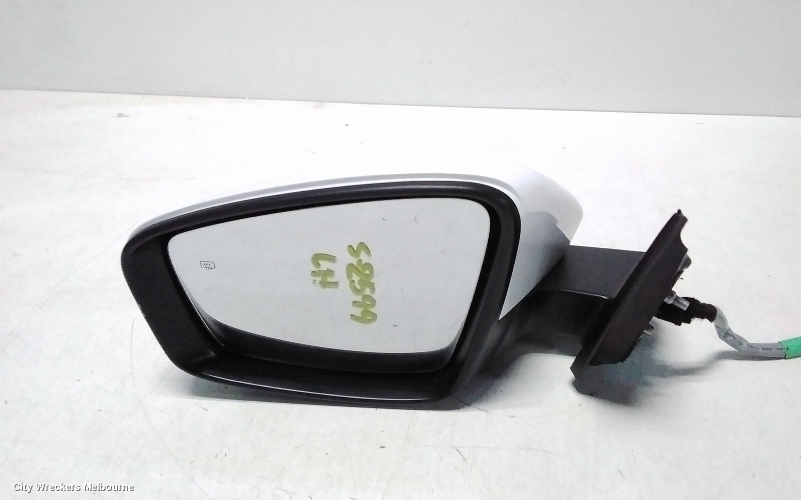 MG HS LEFT DOOR MIRROR, SAS23, HEATED, ELECT ADJ, COLOUR CODED, 09/2019 ONWARDS