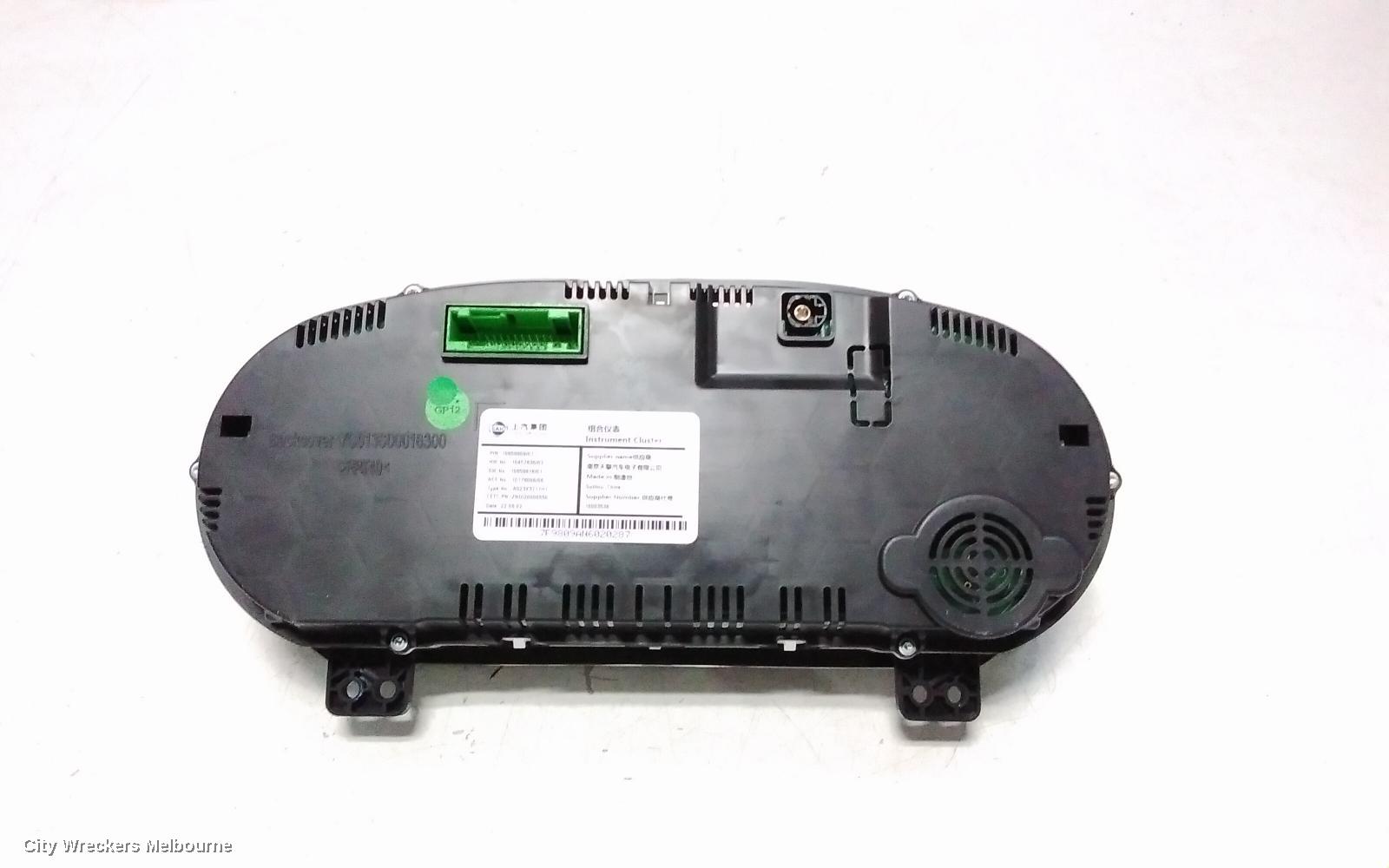 MG HS INSTRUMENT CLUSTER, PETROL, AUTO T/M, SAS23, 09/2019 ONWARDS