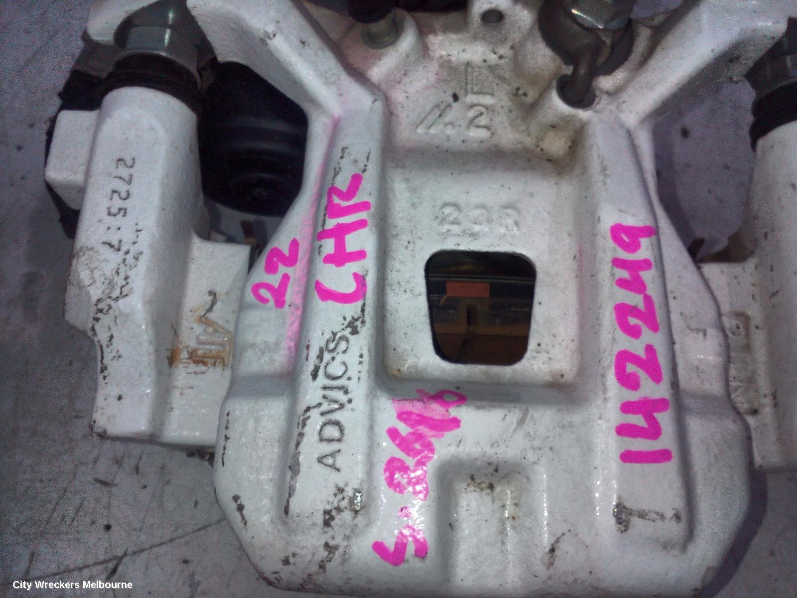 TOYOTA C-HR CALIPER, LH REAR, SPORT TYPE, GEN 1, 08/2020 ONWARDS