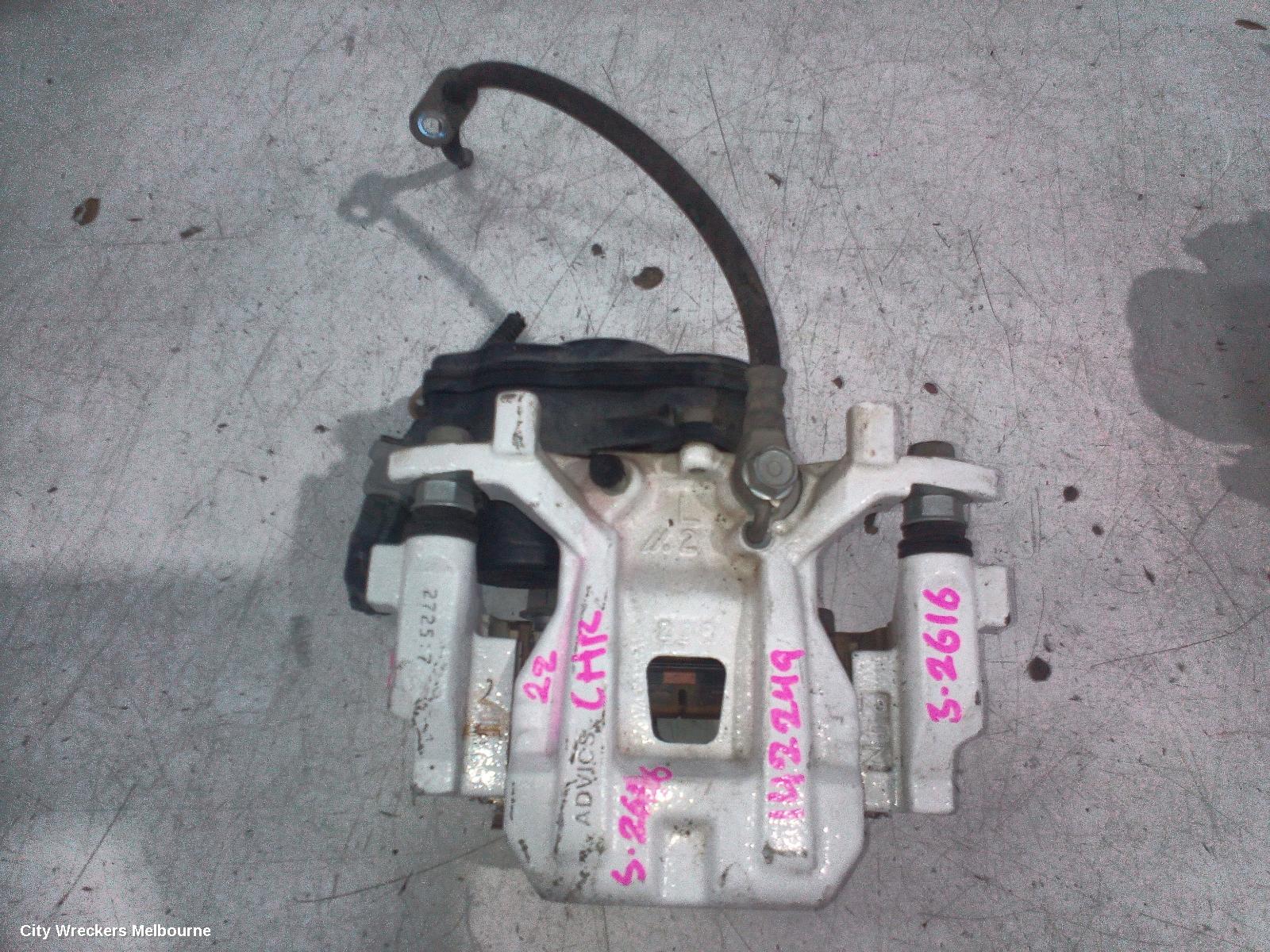 TOYOTA C-HR CALIPER, LH REAR, SPORT TYPE, GEN 1, 08/2020 ONWARDS