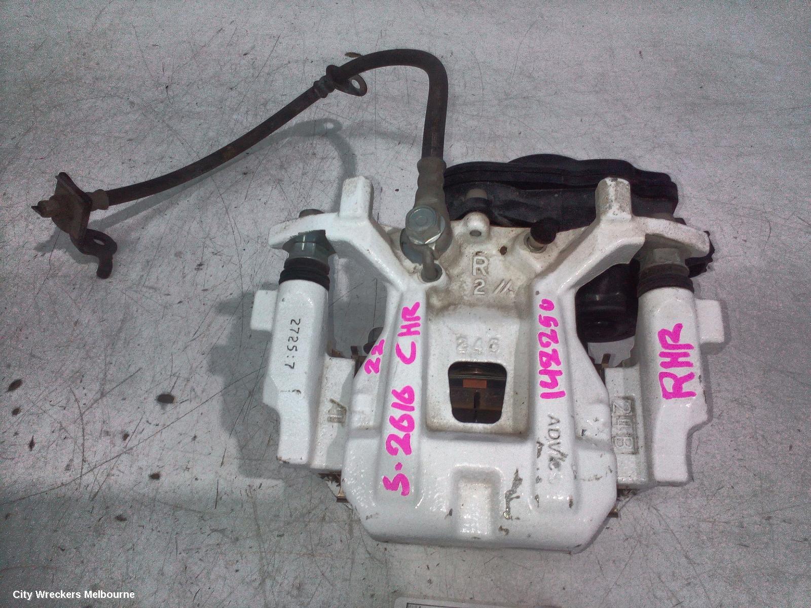 TOYOTA C-HR CALIPER, RH REAR, SPORT TYPE, GEN 1, 08/2020 ONWARDS