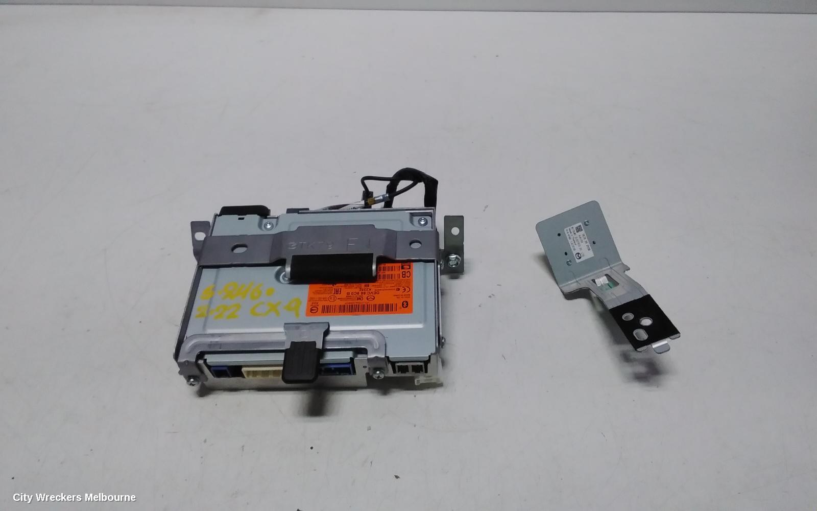 MAZDA CX9 RADIO/CD/DVD/SAT/TV, AMPLIFIER, TC, 07/2016 ONWARDS