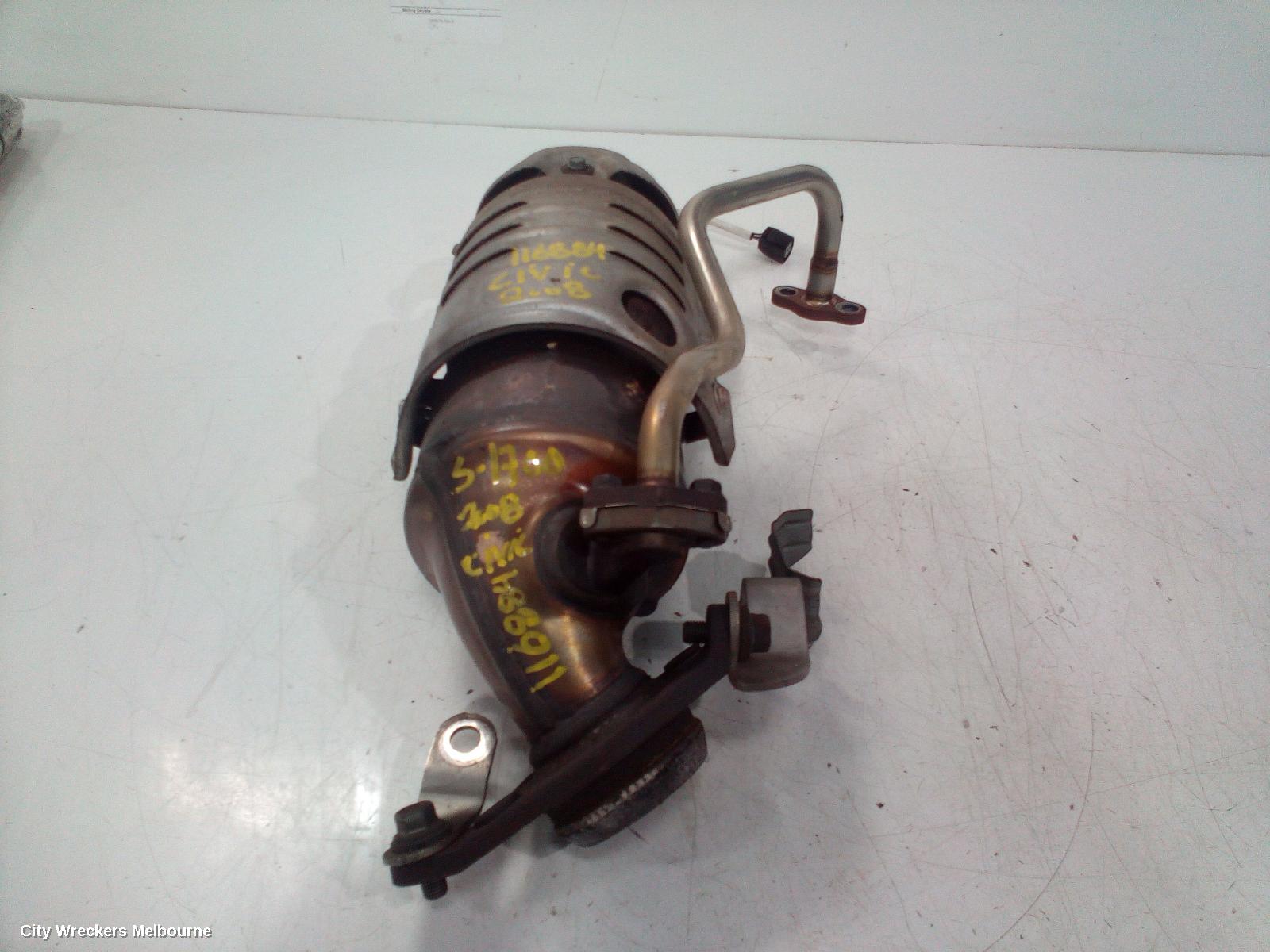 HONDA CIVIC CATALYTIC CONVERTER, CATALYTIC CONVERTER, 1.3/1.8, PETROL, 8TH GEN, 02/2006 - 12/2011