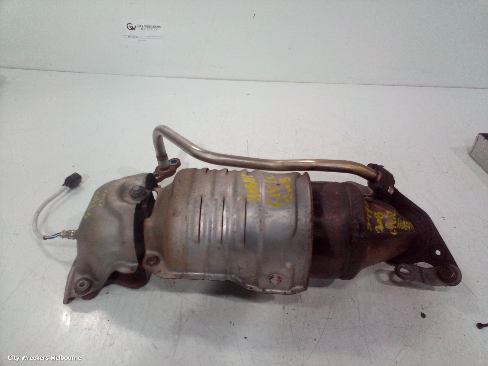 HONDA CIVIC CATALYTIC CONVERTER, CATALYTIC CONVERTER, 1.3/1.8, PETROL, 8TH GEN, 02/2006 - 12/2011