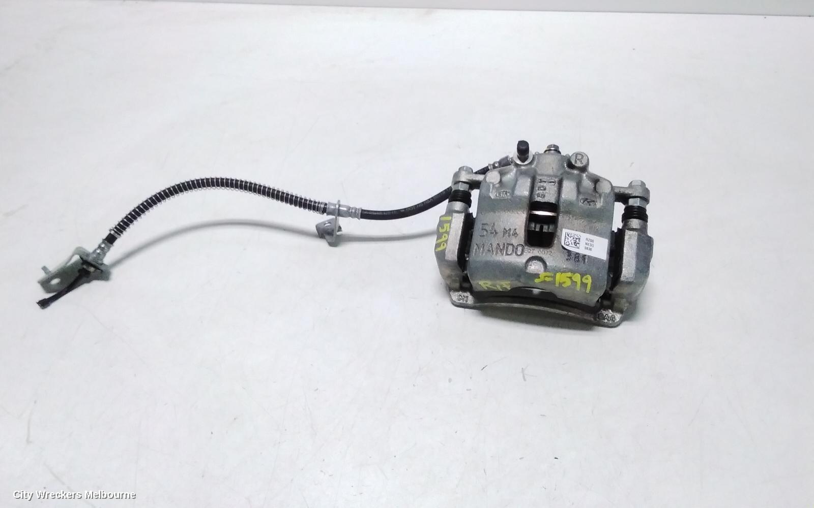KIA RIO CALIPER, RH FRONT, 256 MM, YB, 12/2016 - 06/2023