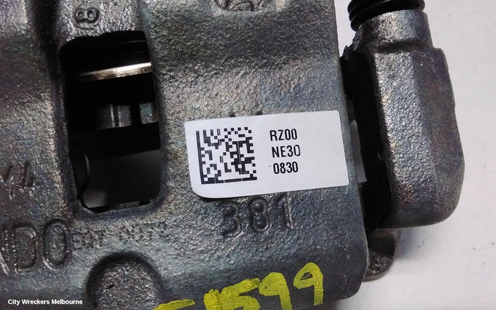 KIA RIO CALIPER, RH FRONT, 256 MM, YB, 12/2016 - 06/2023