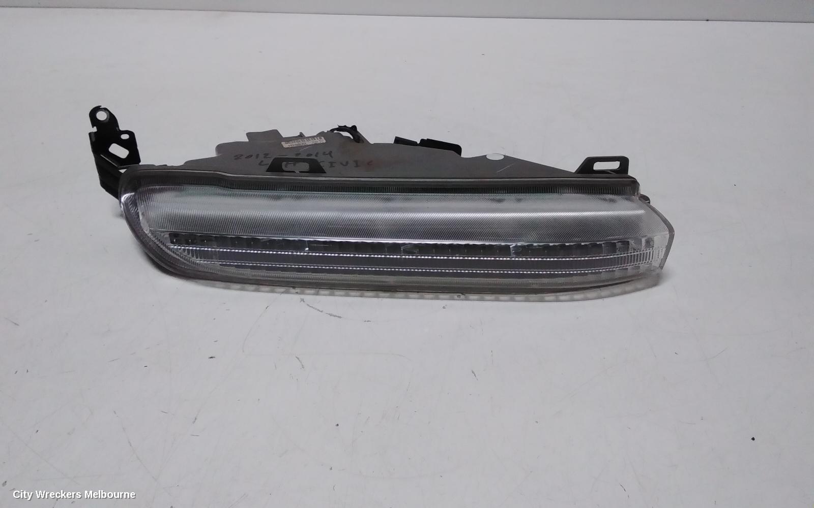 HONDA CIVIC LEFT INDICATOR/FOG/SIDE, DAYTIME RUNNING LAMP, 9TH GEN, HATCH (VIN SHHFK), 06/2012 - 03/2015