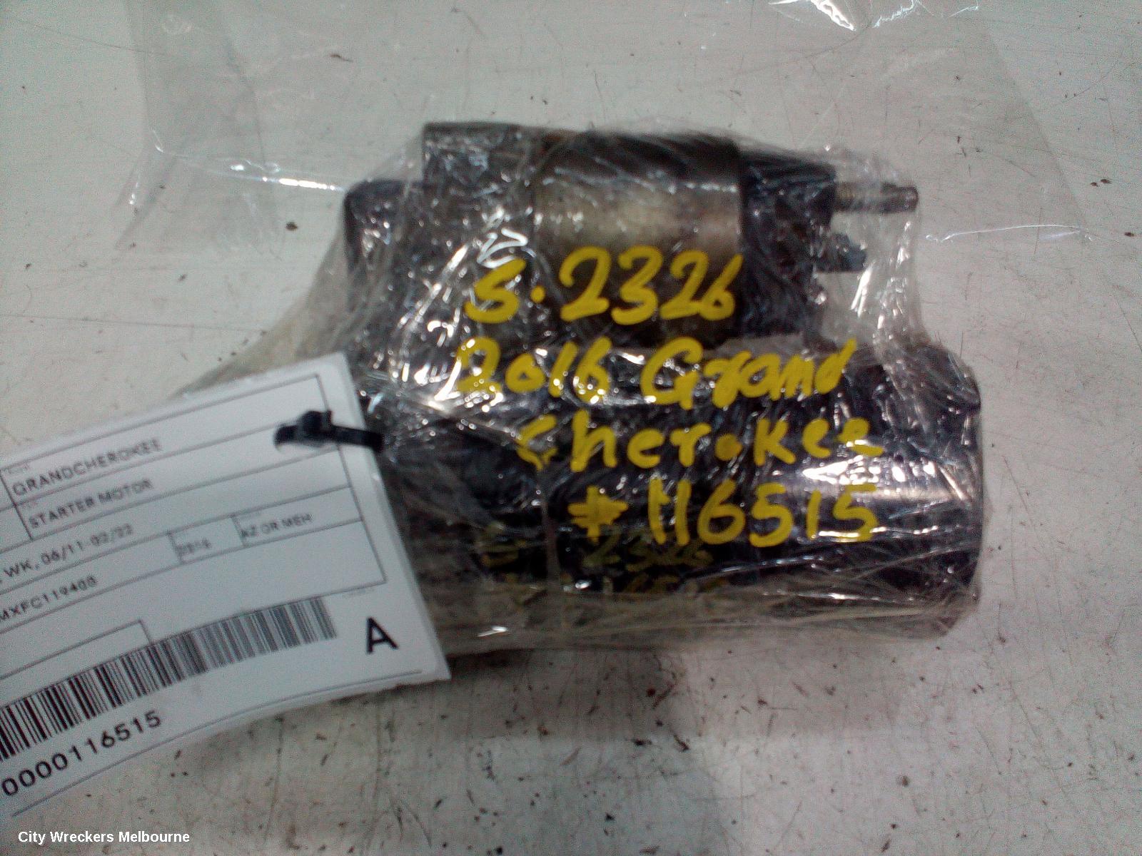 JEEP GRANDCHEROKEE STARTER, DIESEL, 3.0, WK, 06/2011 - 02/2022