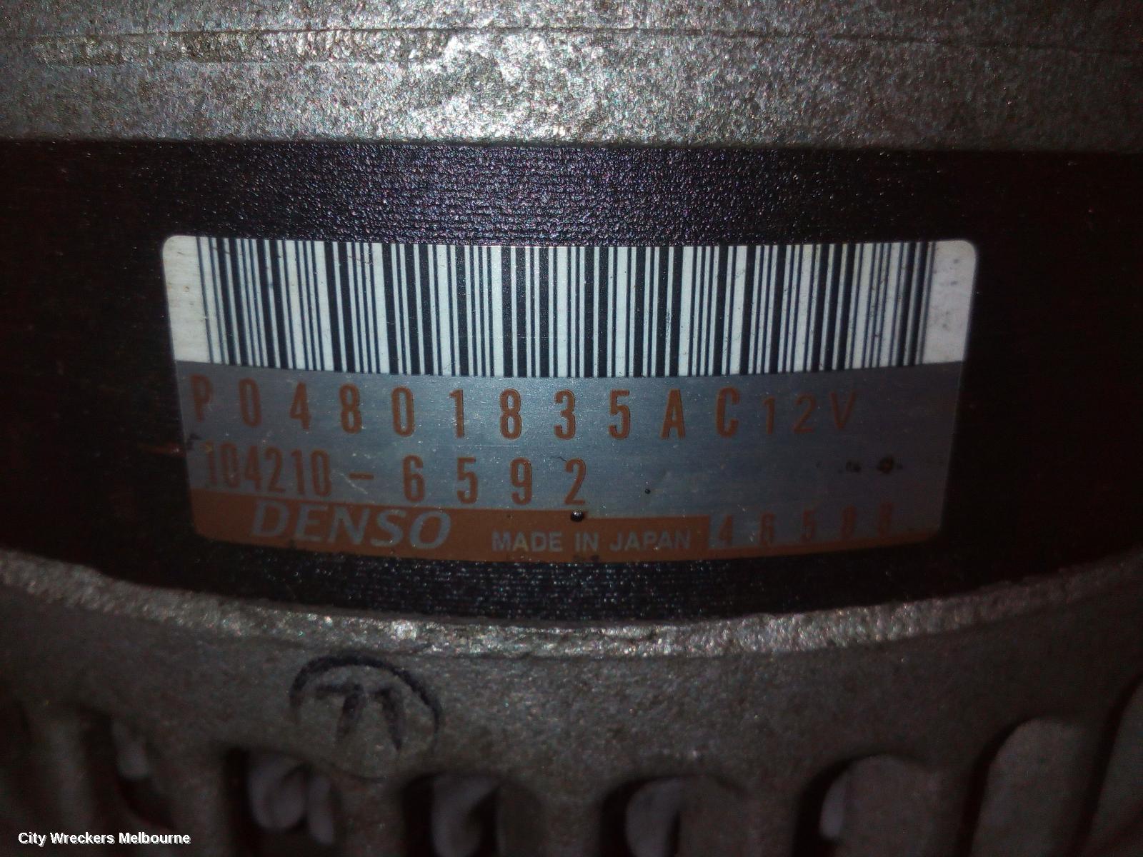 JEEP GRANDCHEROKEE ALTERNATOR, DIESEL, 3.0, WK, 04/2013 - 02/2022