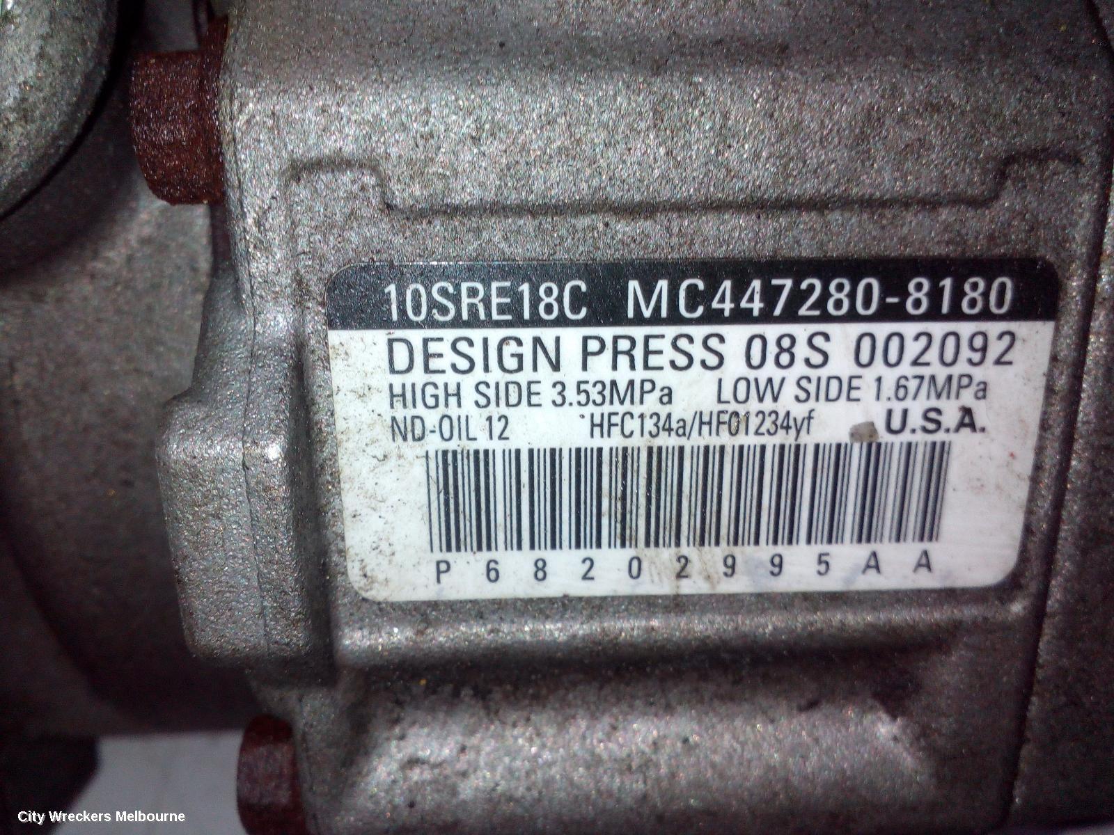 JEEP GRANDCHEROKEE A/C COMPRESSOR, WK, 3.0, DIESEL, 04/2013 - 02/2022