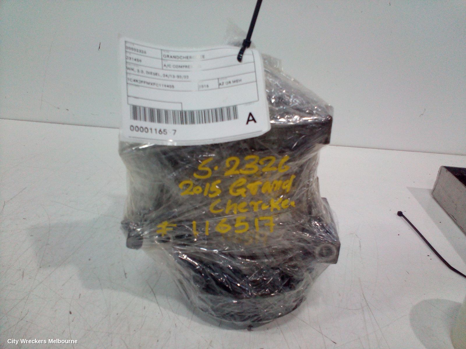 JEEP GRANDCHEROKEE A/C COMPRESSOR, WK, 3.0, DIESEL, 04/2013 - 02/2022