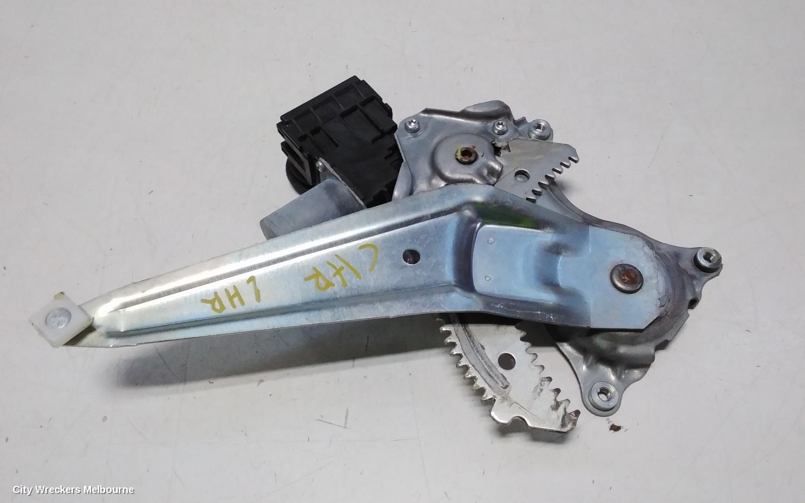 TOYOTA C-HR LEFT REAR WND REG/MOTOR, DOOR REG ASSY (REG AND MOTOR), GEN 1, 12/2016 ONWARDS