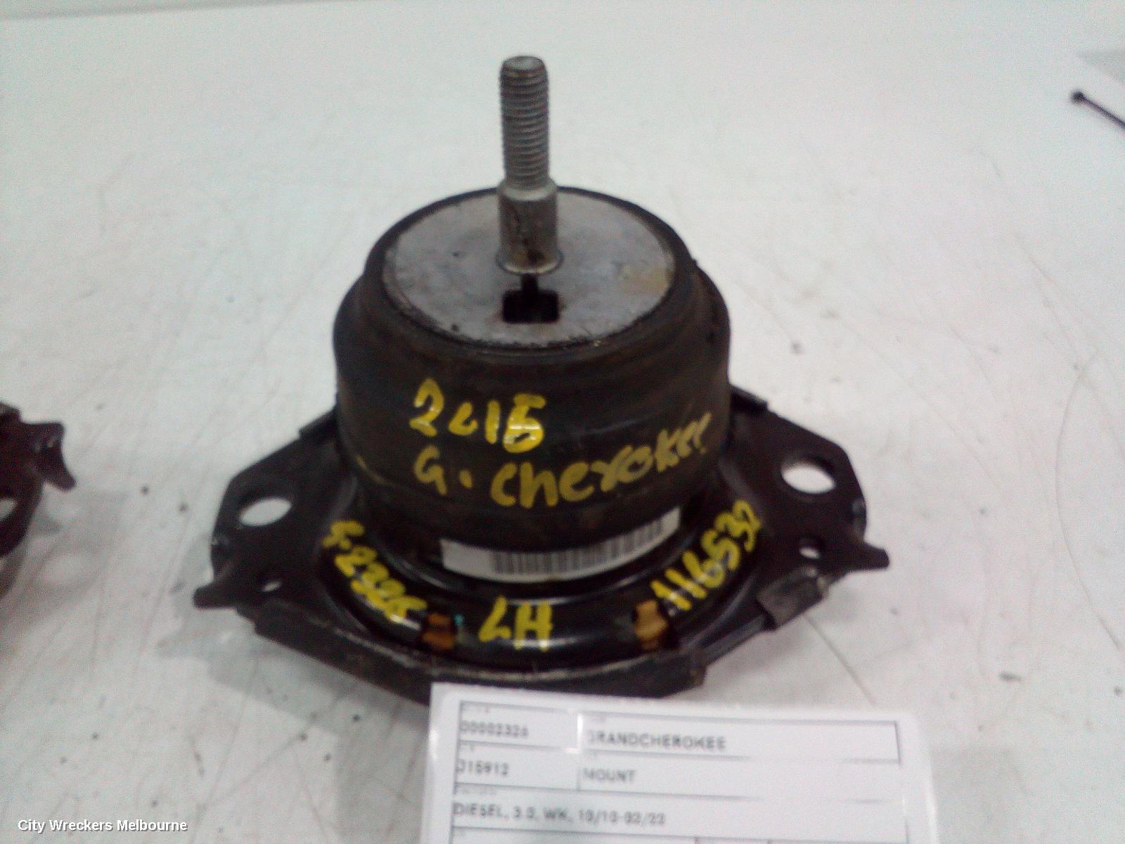 JEEP GRANDCHEROKEE MOUNT, ENGINE MOUNT, FRONT, LEFT, DIESEL, 3.0, TURBO, WK, 10/2010 - 02/2022