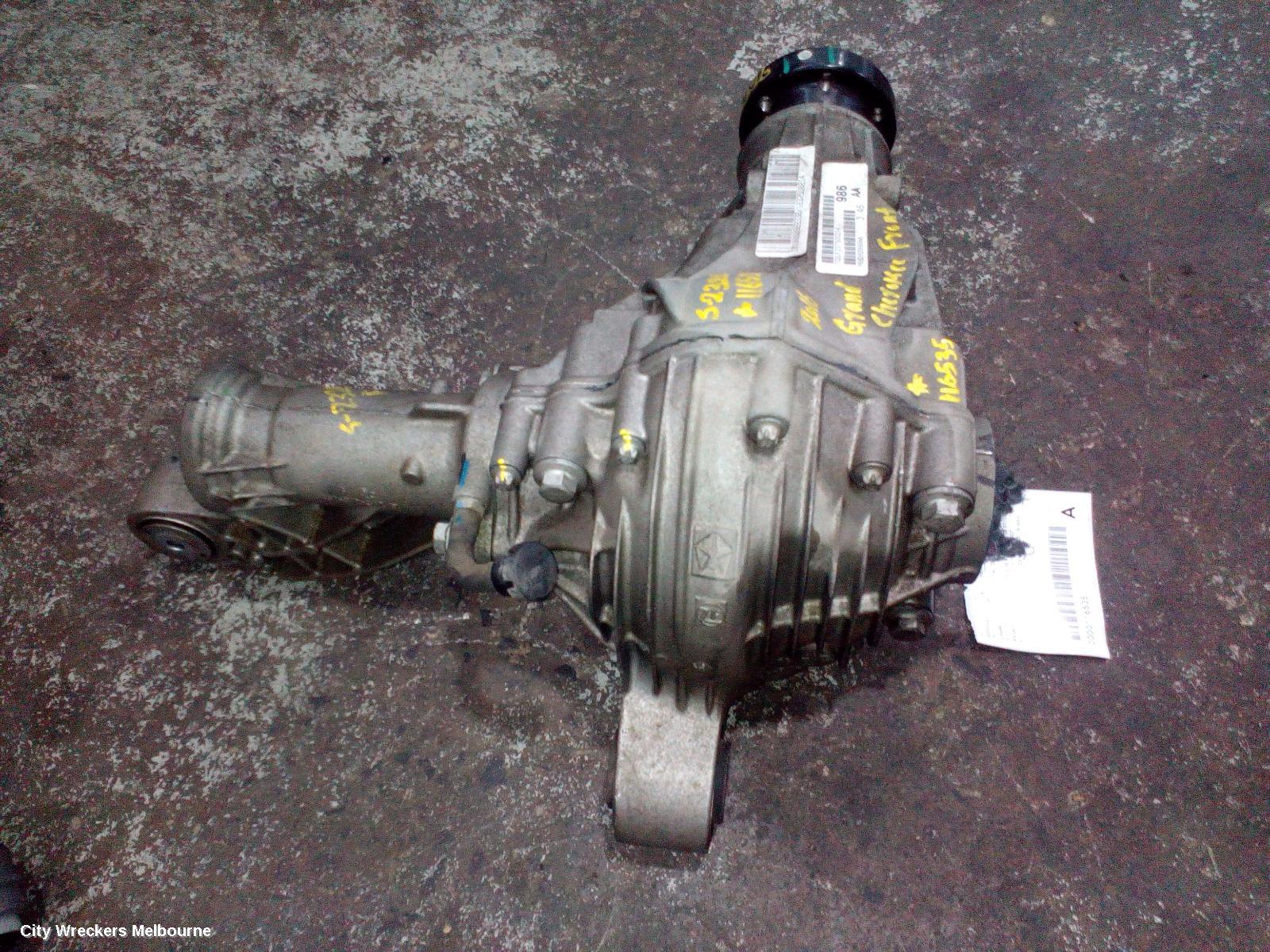 JEEP GRANDCHEROKEE DIFFERENTIAL CENTRE, FRONT, 3.0, DIESEL, WK, 3.44/3.45 RATIO, 10/2010 - 02/2022