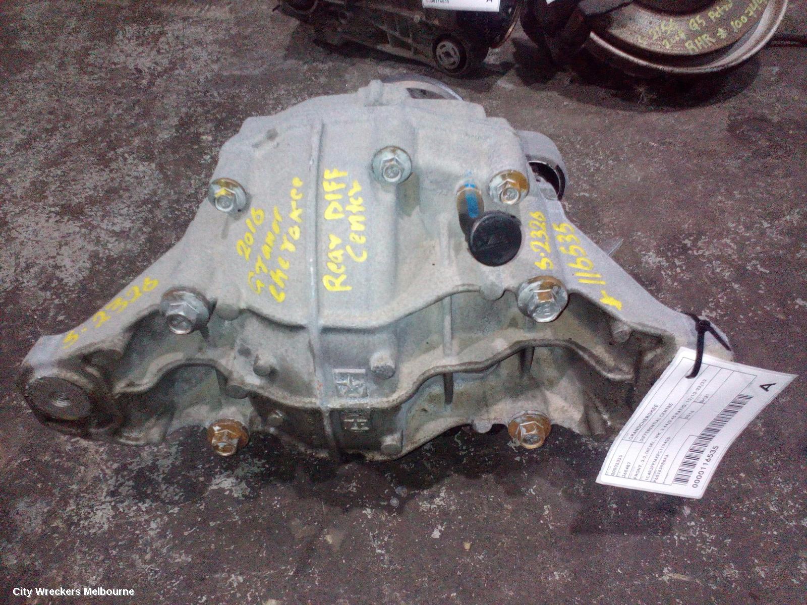 JEEP GRANDCHEROKEE DIFFERENTIAL CENTRE, FRONT, 3.0, DIESEL, WK, 3.44/3.45 RATIO, 10/2010 - 02/2022