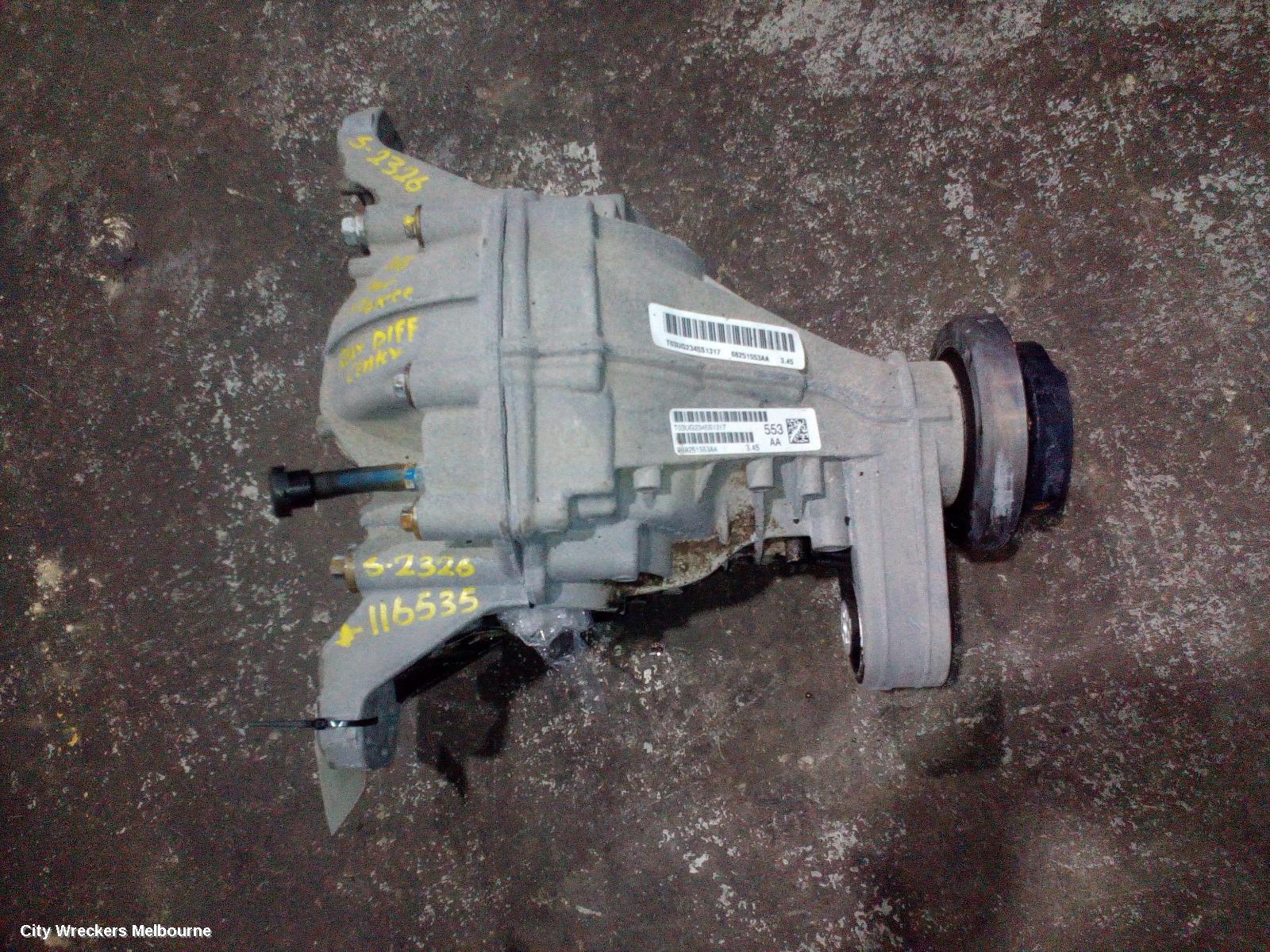 JEEP GRANDCHEROKEE DIFFERENTIAL CENTRE, FRONT, 3.0, DIESEL, WK, 3.44/3.45 RATIO, 10/2010 - 02/2022