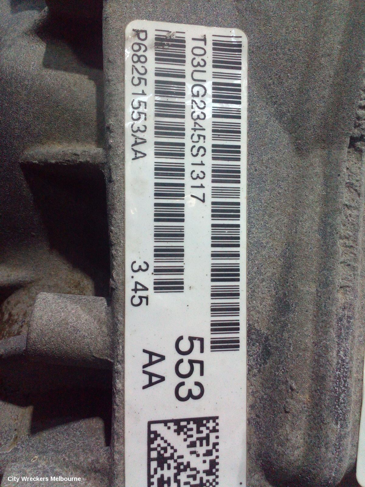 JEEP GRANDCHEROKEE DIFFERENTIAL CENTRE, FRONT, 3.0, DIESEL, WK, 3.44/3.45 RATIO, 10/2010 - 02/2022