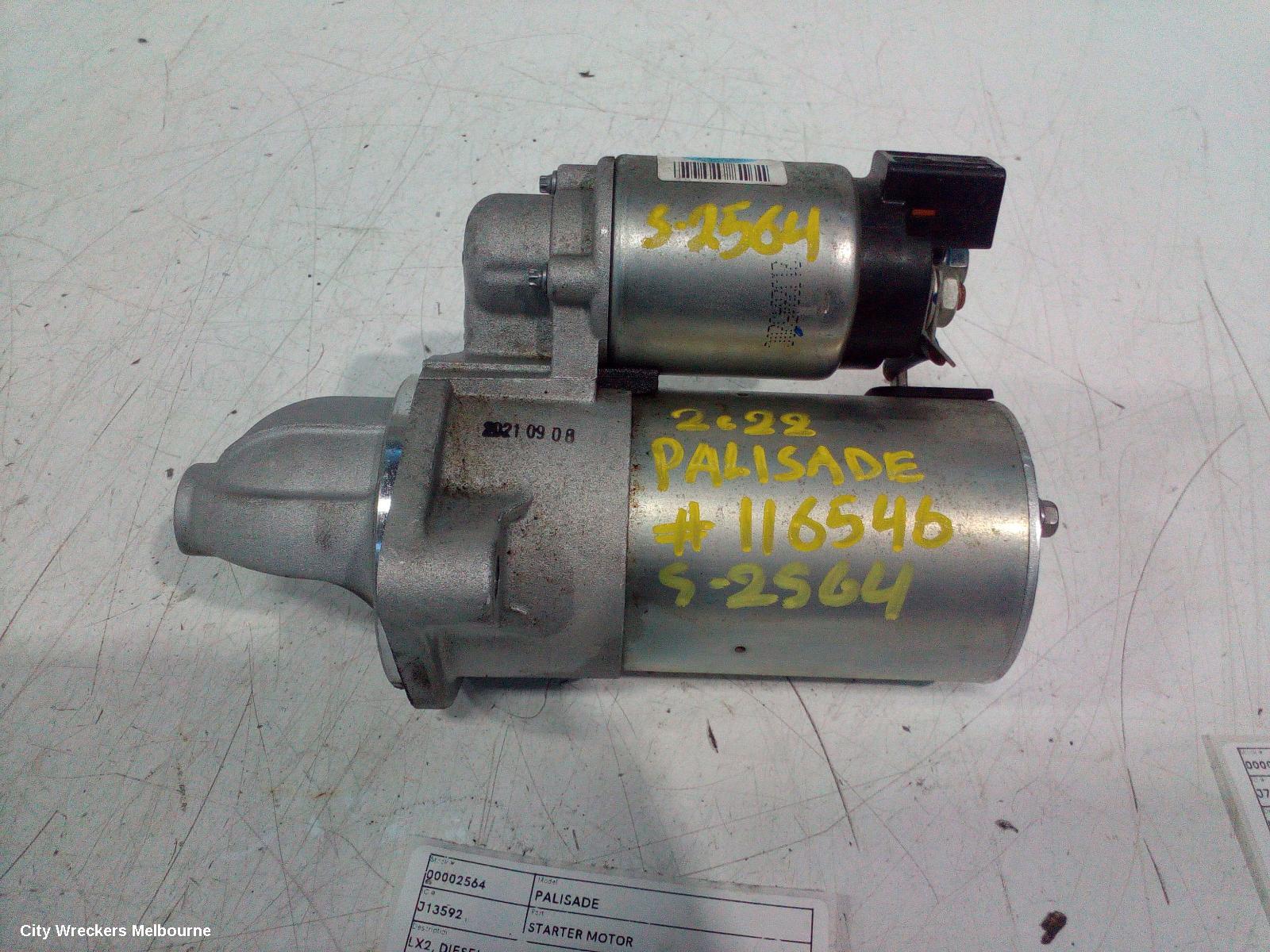 HYUNDAI PALISADE STARTER, LX2, DIESEL, 2.2, TURBO, 07/2020 ONWARDS
