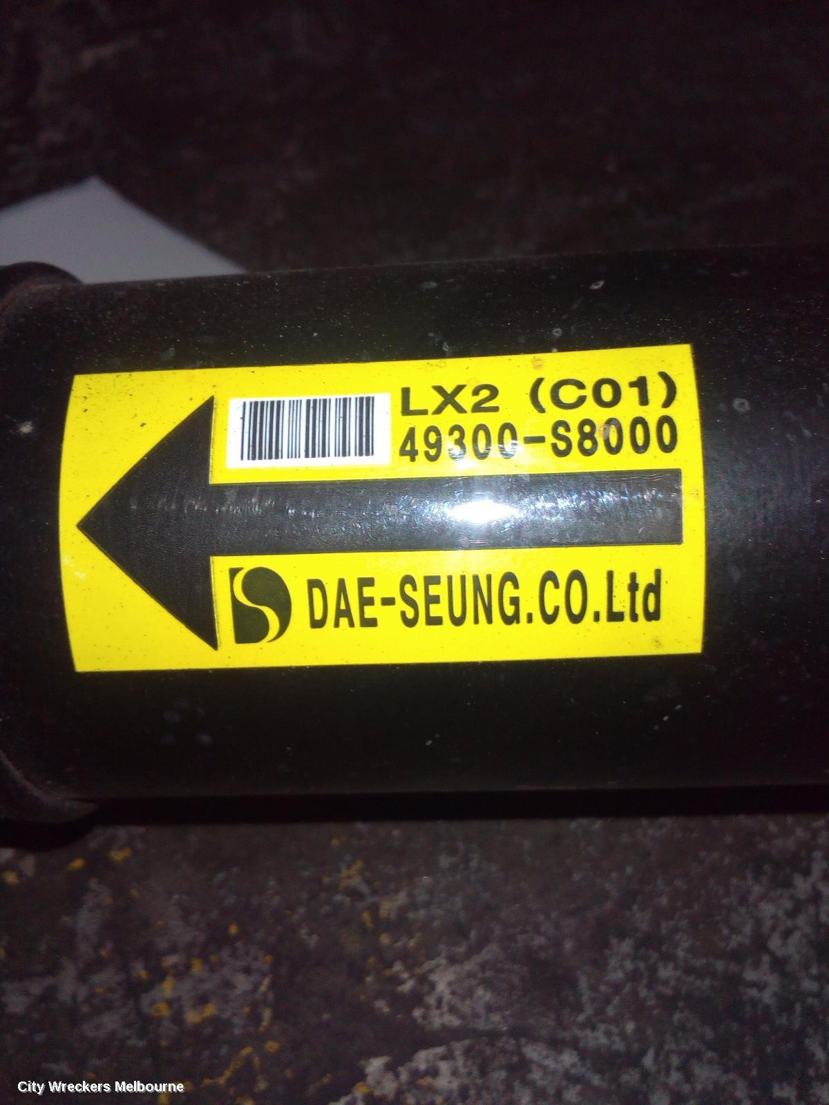 HYUNDAI PALISADE REAR DRIVE SHAFT, DIESEL, 2.2, TURBO, AWD, AUTO T/M, LX2, 07/2020 ONWARDS