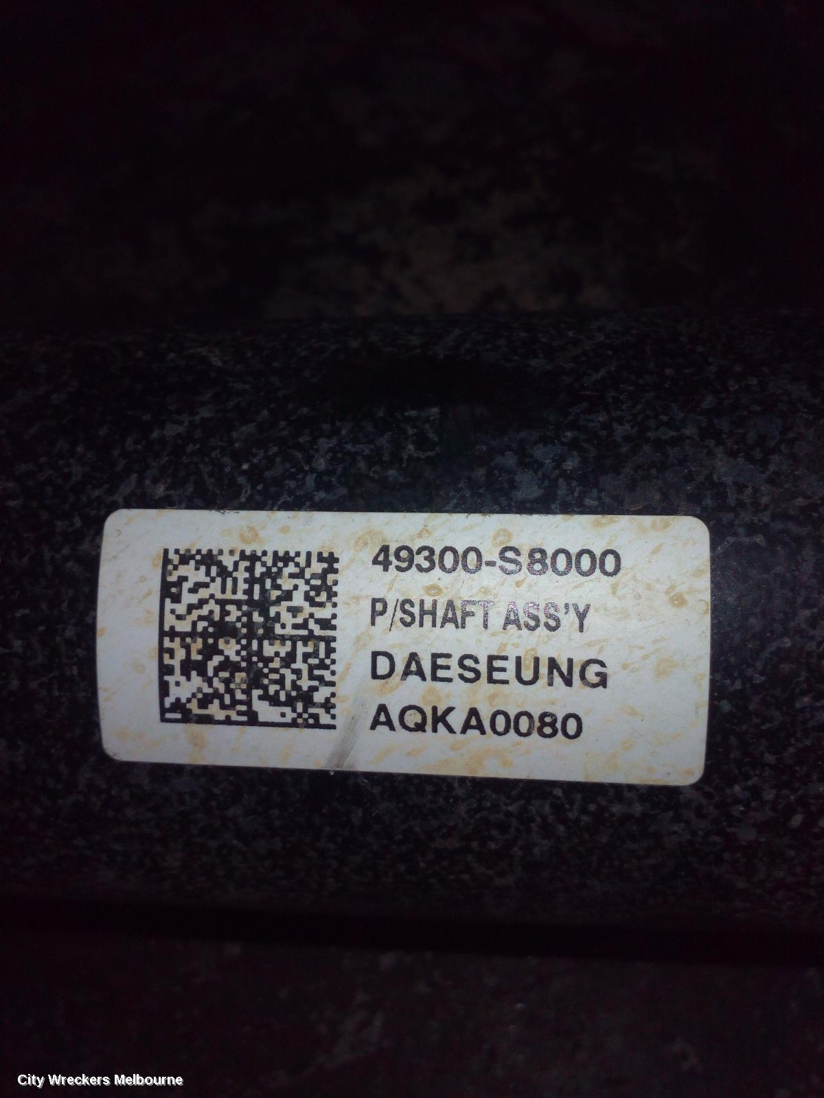 HYUNDAI PALISADE REAR DRIVE SHAFT, DIESEL, 2.2, TURBO, AWD, AUTO T/M, LX2, 07/2020 ONWARDS