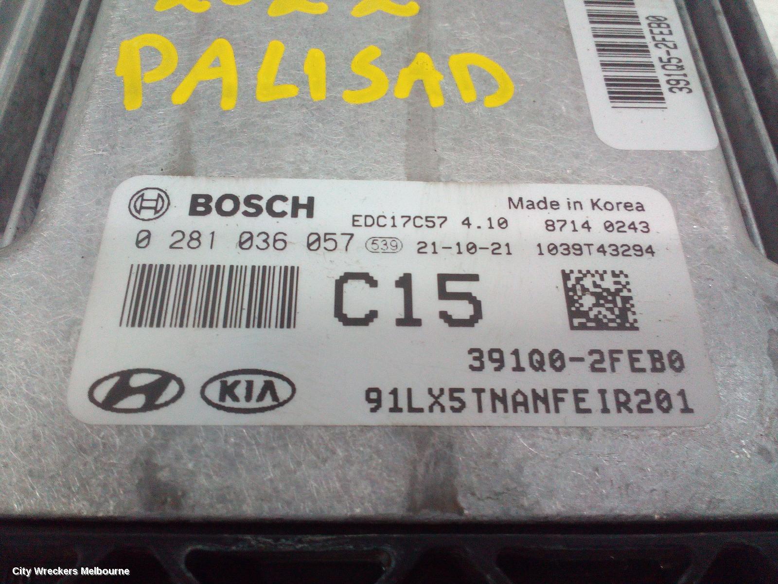 HYUNDAI PALISADE ECU, LX2, ENGINE ECU, 2.2, DIESEL, ECU ONLY, 07/2020 ONWARDS