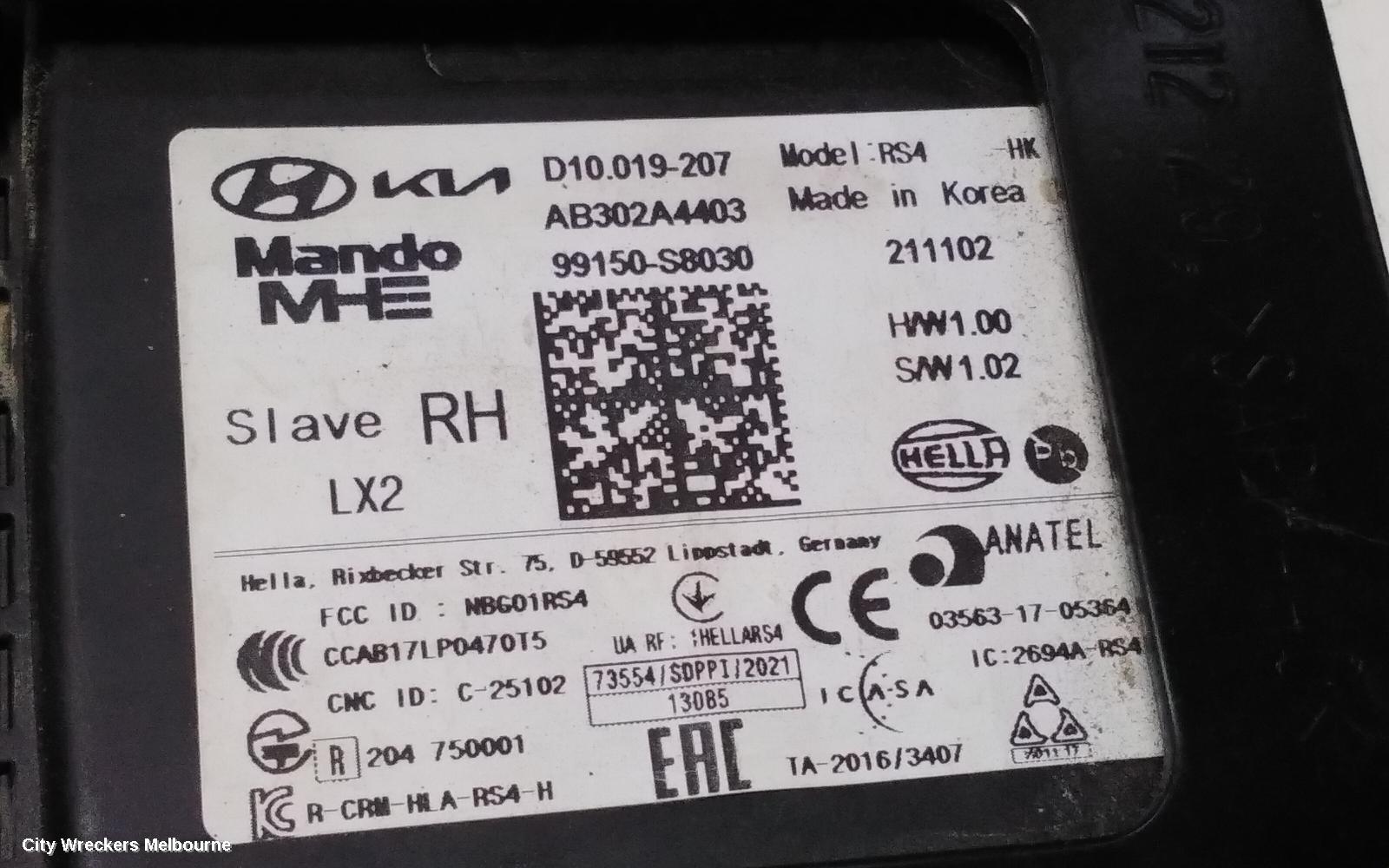 HYUNDAI PALISADE, LX2, 07/2020 - 03/2025, RHR 99140-S8030: 116567