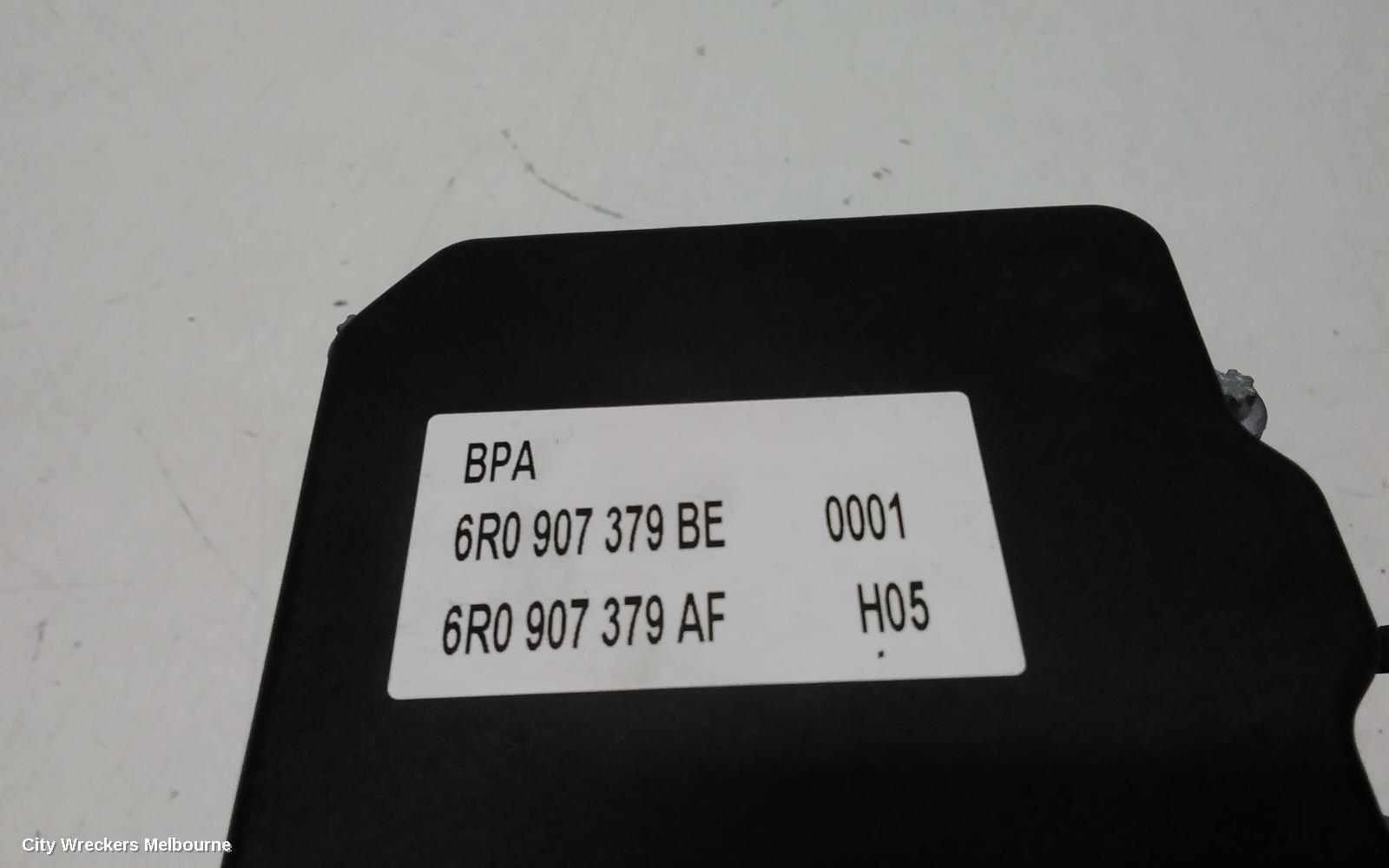 VOLKSWAGEN POLO ABS PUMP/MODULATOR, 6R, P/N 6R0907379AF, 05/2010 - 09/2017
