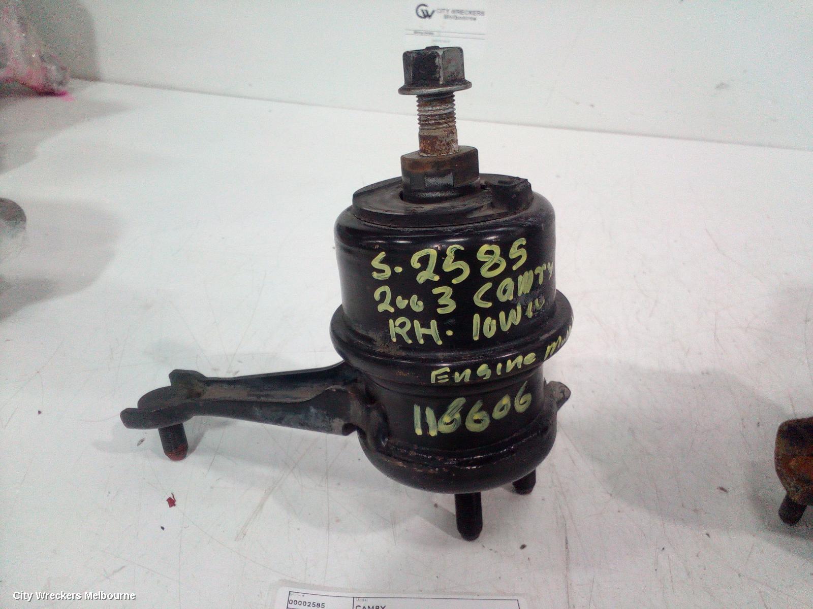 TOYOTA CAMRY MOUNT, ENGINE MOUNT, RIGHT TORQUE ROD, PETROL, 2.4, 2AZ-FE, SK36, 08/2002 - 05/2006