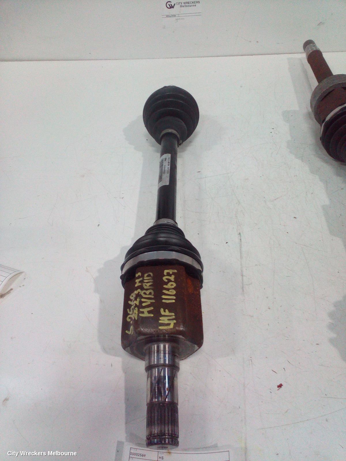 MG HS LEFT DRIVESHAFT, SAS23, FRONT, 08/2019 ONWARDS