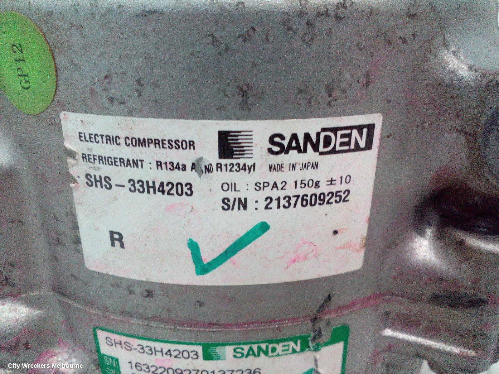 MG HS A/C COMPRESSOR, SAS23, PETROL, 1.5, PHEV, 03/2021 ONWARDS