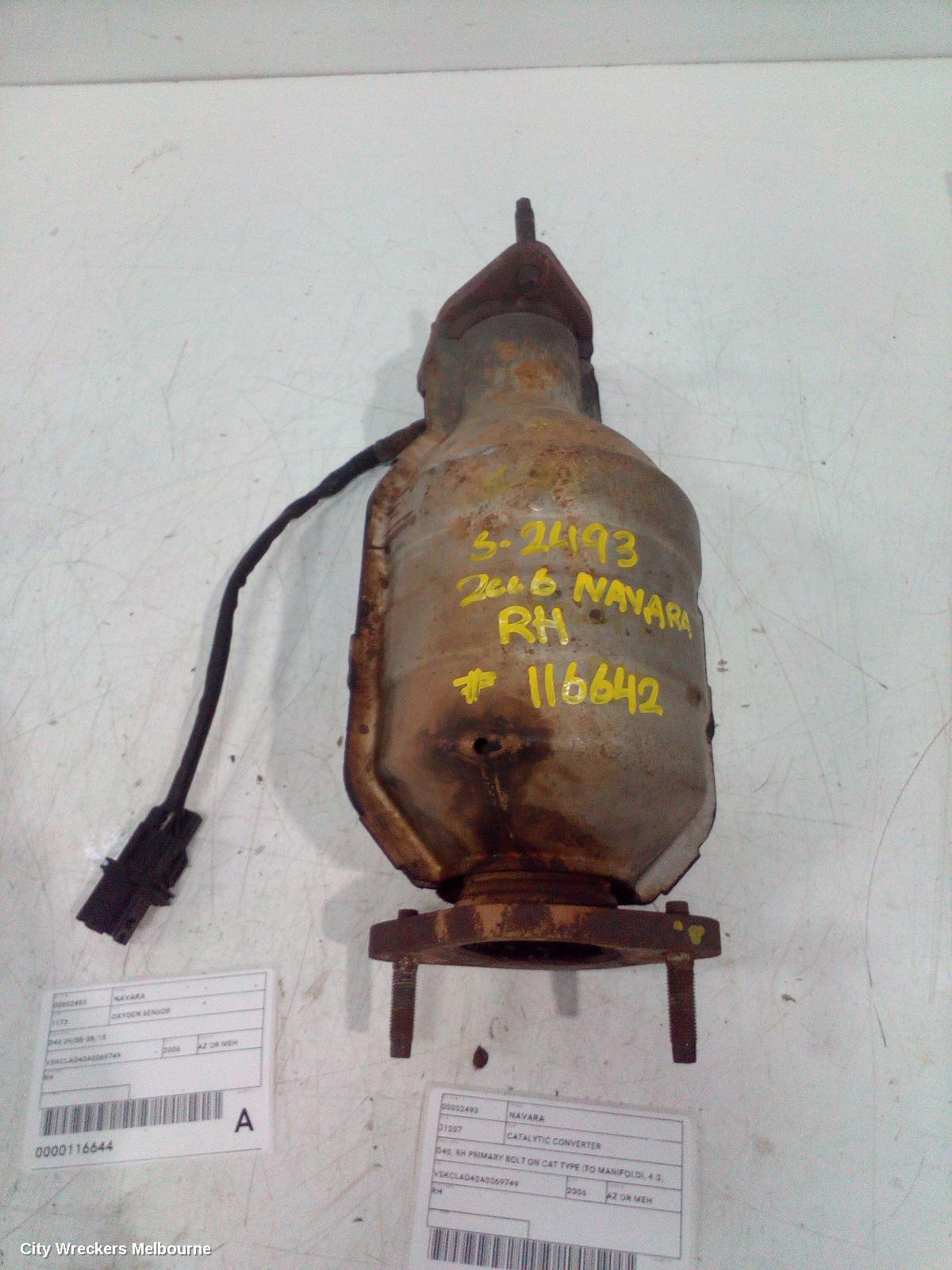 NISSAN NAVARA OXYGEN SENSOR, D40 09/2005 - 08/2015