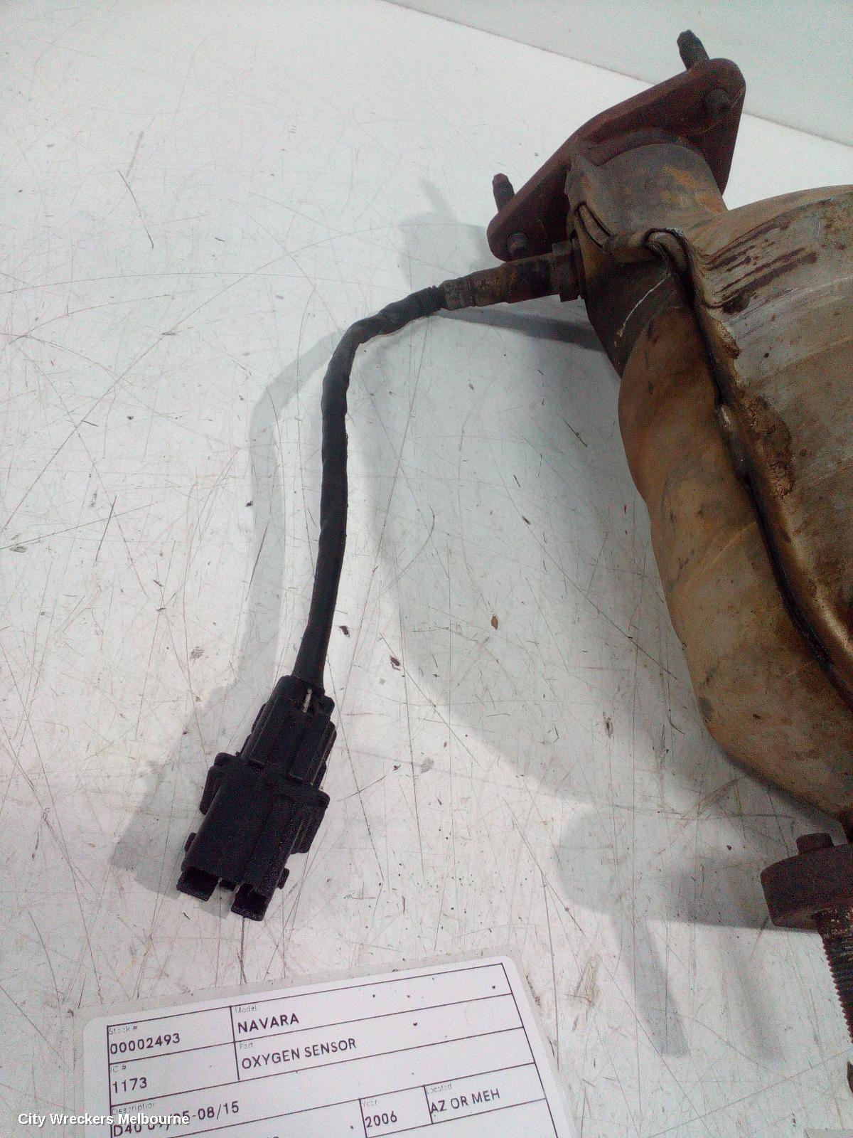 NISSAN NAVARA OXYGEN SENSOR, D40 09/2005 - 08/2015