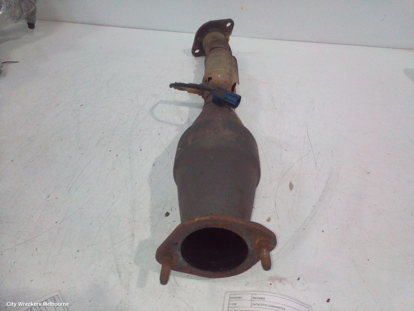 NISSAN NAVARA CATALYTIC CONVERTER, D40, RH SECONDARY CAT (UNDER CAR), 4.0, VQ40, PETROL, 09/2005 - 12/2011