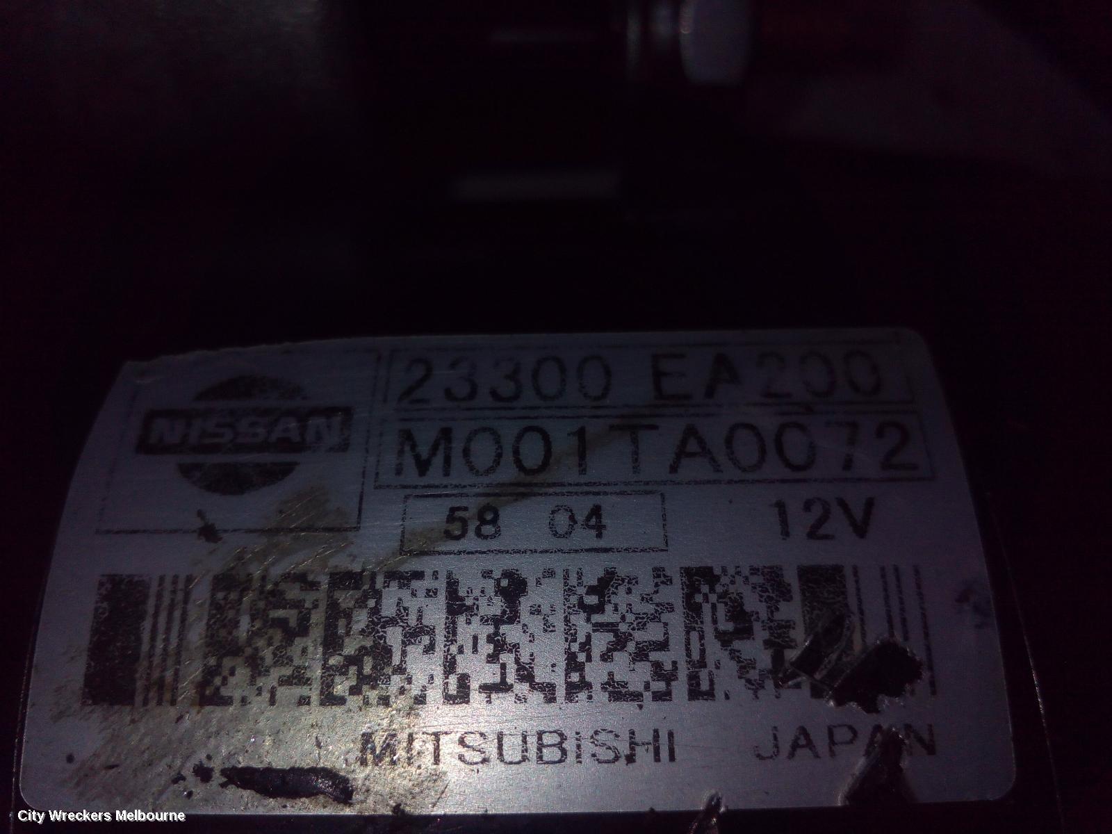 NISSAN NAVARA STARTER, PETROL, 4.0, VQ40, D40, 09/2005 - 12/2011