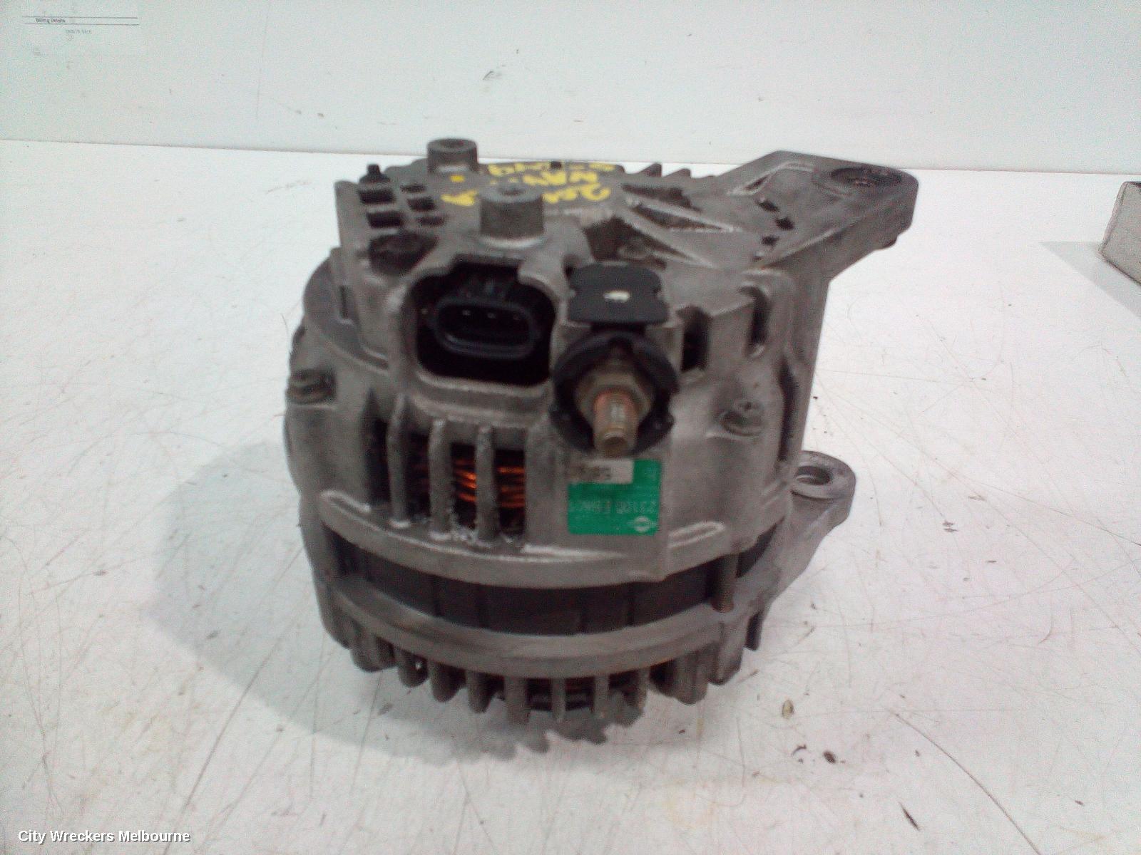 NISSAN NAVARA ALTERNATOR, D40, PETROL, 4.0, VQ40, 09/2005 - 12/2011
