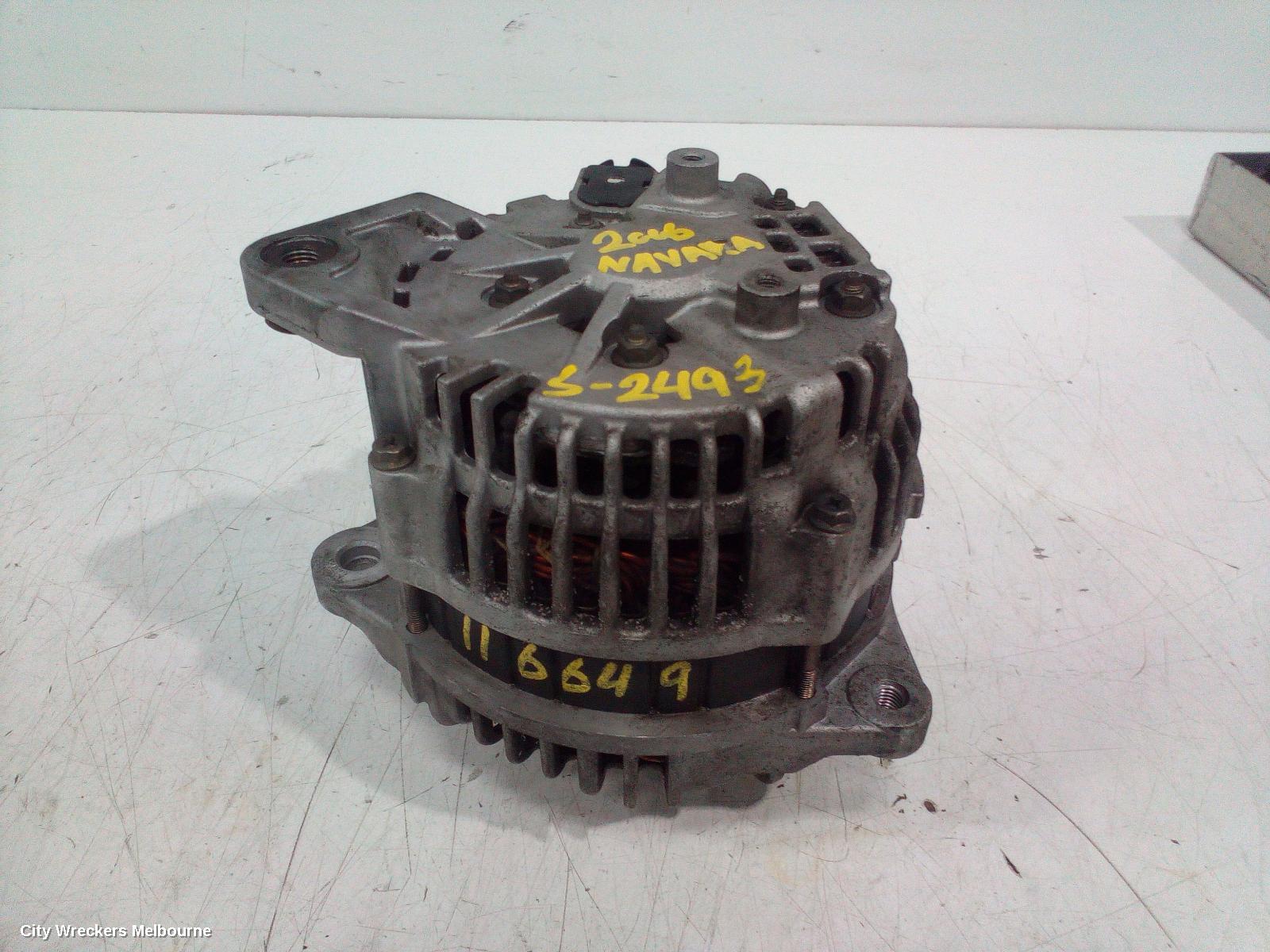 NISSAN NAVARA ALTERNATOR, D40, PETROL, 4.0, VQ40, 09/2005 - 12/2011