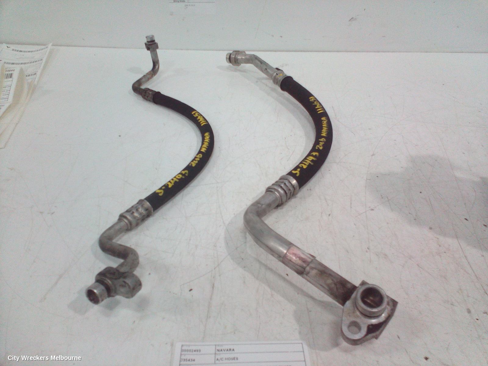 NISSAN NAVARA A/C HOSES, D40, PETROL, 4.0, VQ40, COMPRESSOR TO CONDENSER, 09/2005 - 12/2011