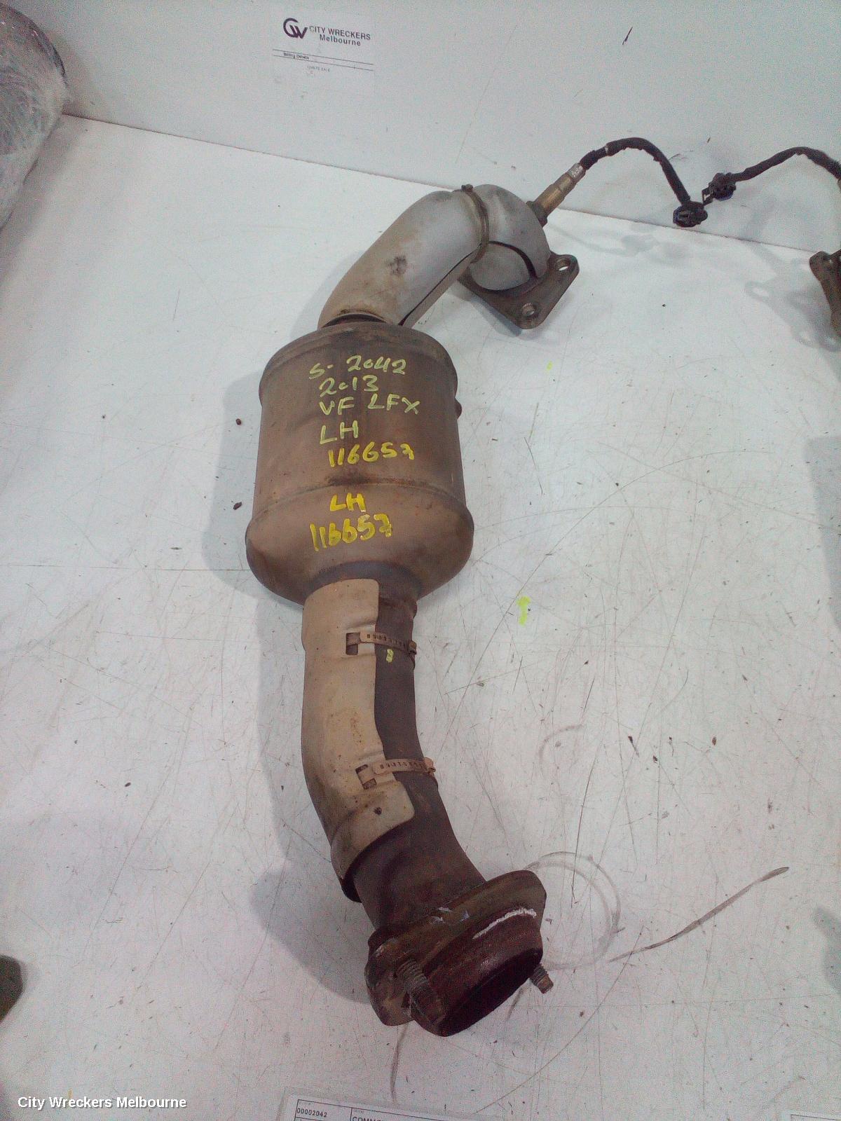 HOLDEN COMMODORE CATALYTIC CONVERTER, MANIFOLD-CAT TYPE, 3.6, LFX, LH SIDE, VF, 05/2013 - 12/2017