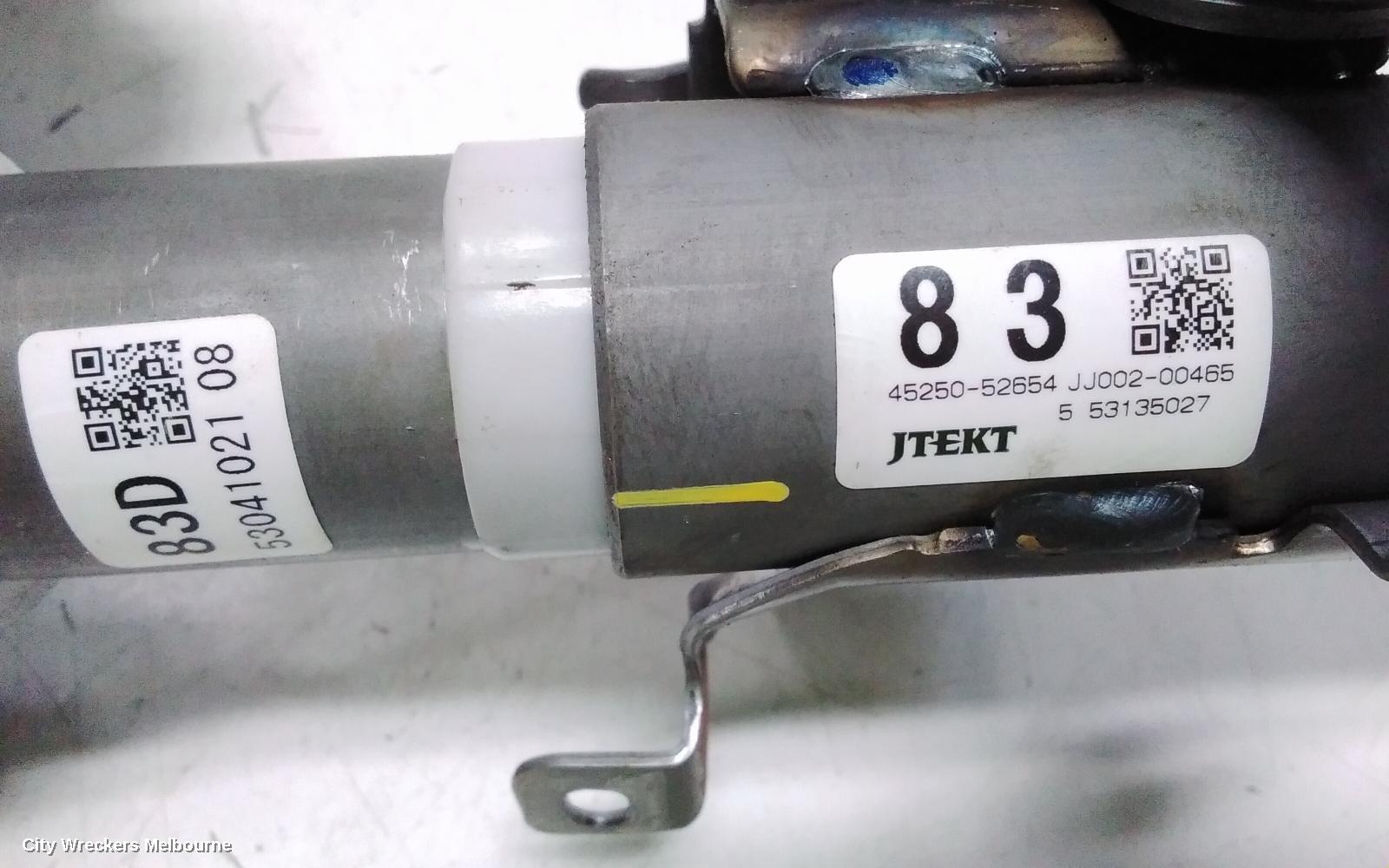 TOYOTA YARIS STEERING COLUMN, NCP13#, 08/2011 - 12/2019