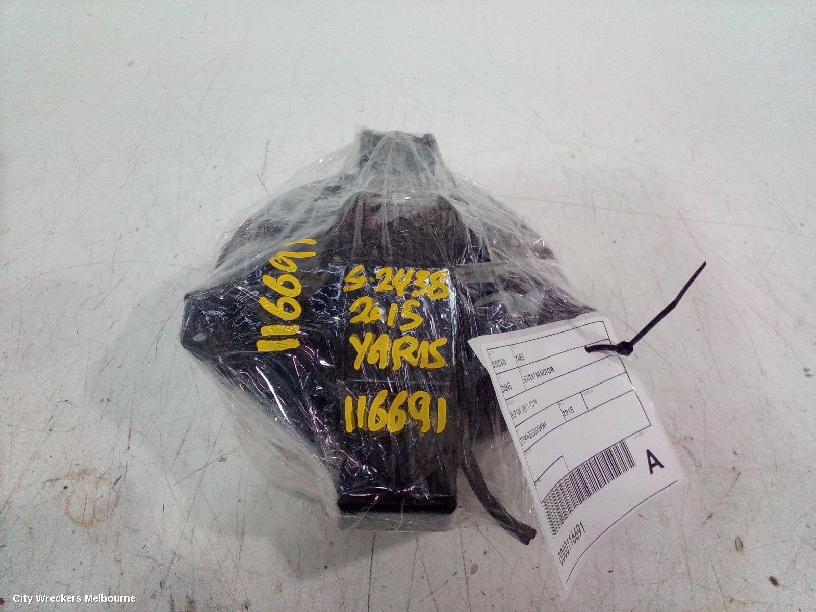 TOYOTA YARIS HEATER FAN MOTOR, NCP13#, 08/2011 - 12/2019