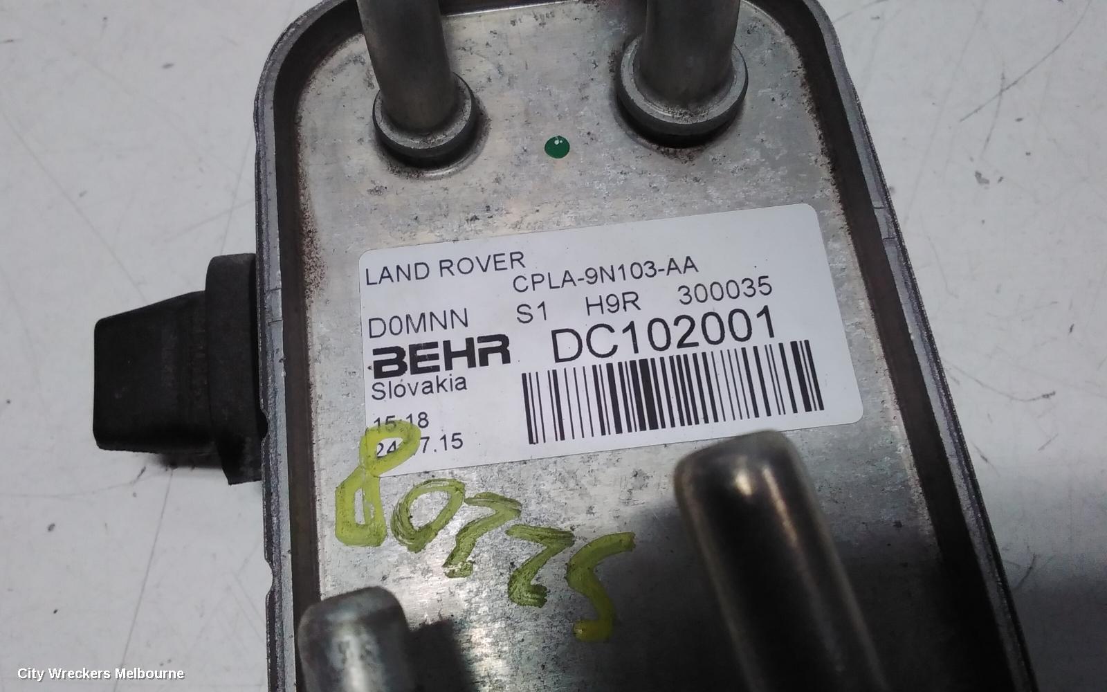 LAND ROVER RANGEROVER SPORT COOLER, FUEL COOLER, L494, 12/2013 - 04/2022