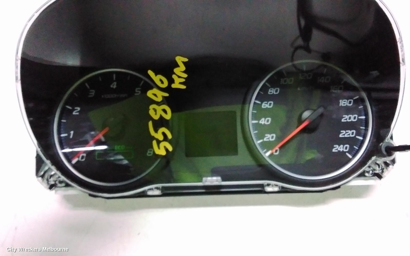 MITSUBISHI OUTLANDER INSTRUMENT CLUSTER, PETROL, AUTO T/M, W/ ECO ON TACHO, ZJ-ZK, 10/2012 - 03/2018