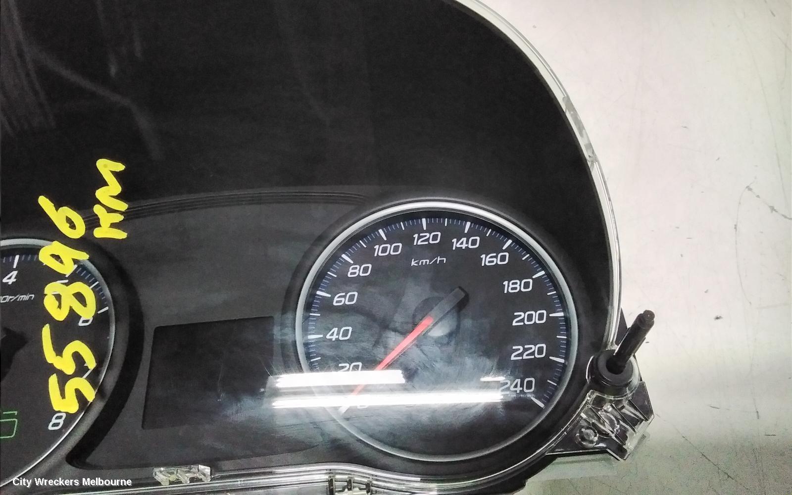 MITSUBISHI OUTLANDER INSTRUMENT CLUSTER, PETROL, AUTO T/M, W/ ECO ON TACHO, ZJ-ZK, 10/2012 - 03/2018