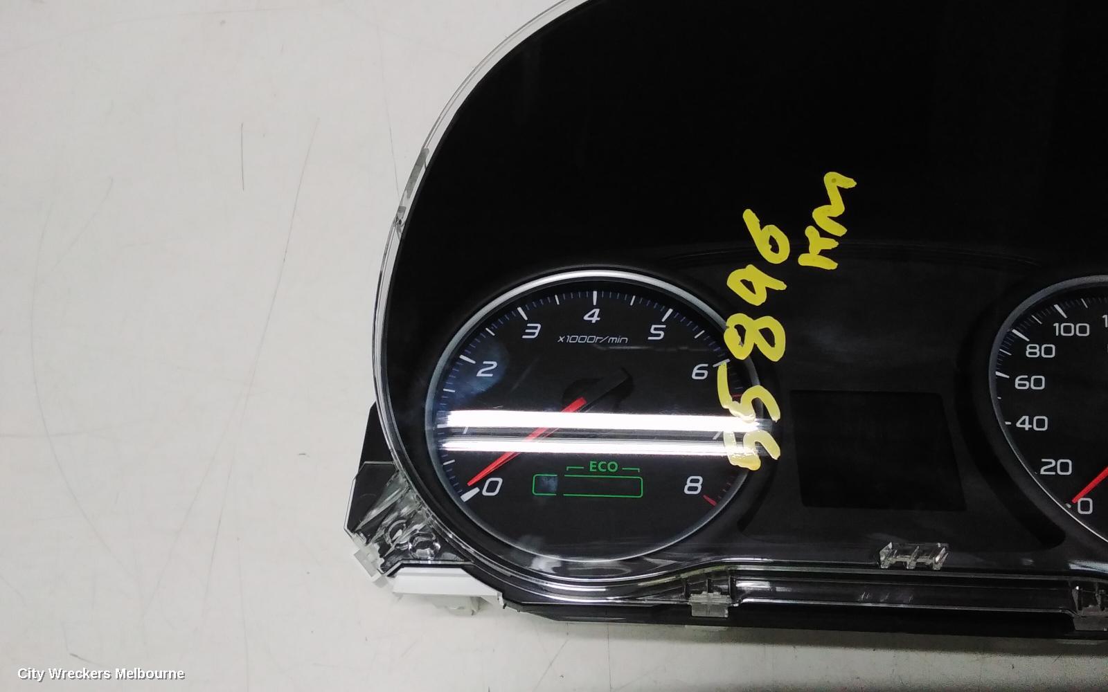 MITSUBISHI OUTLANDER INSTRUMENT CLUSTER, PETROL, AUTO T/M, W/ ECO ON TACHO, ZJ-ZK, 10/2012 - 03/2018