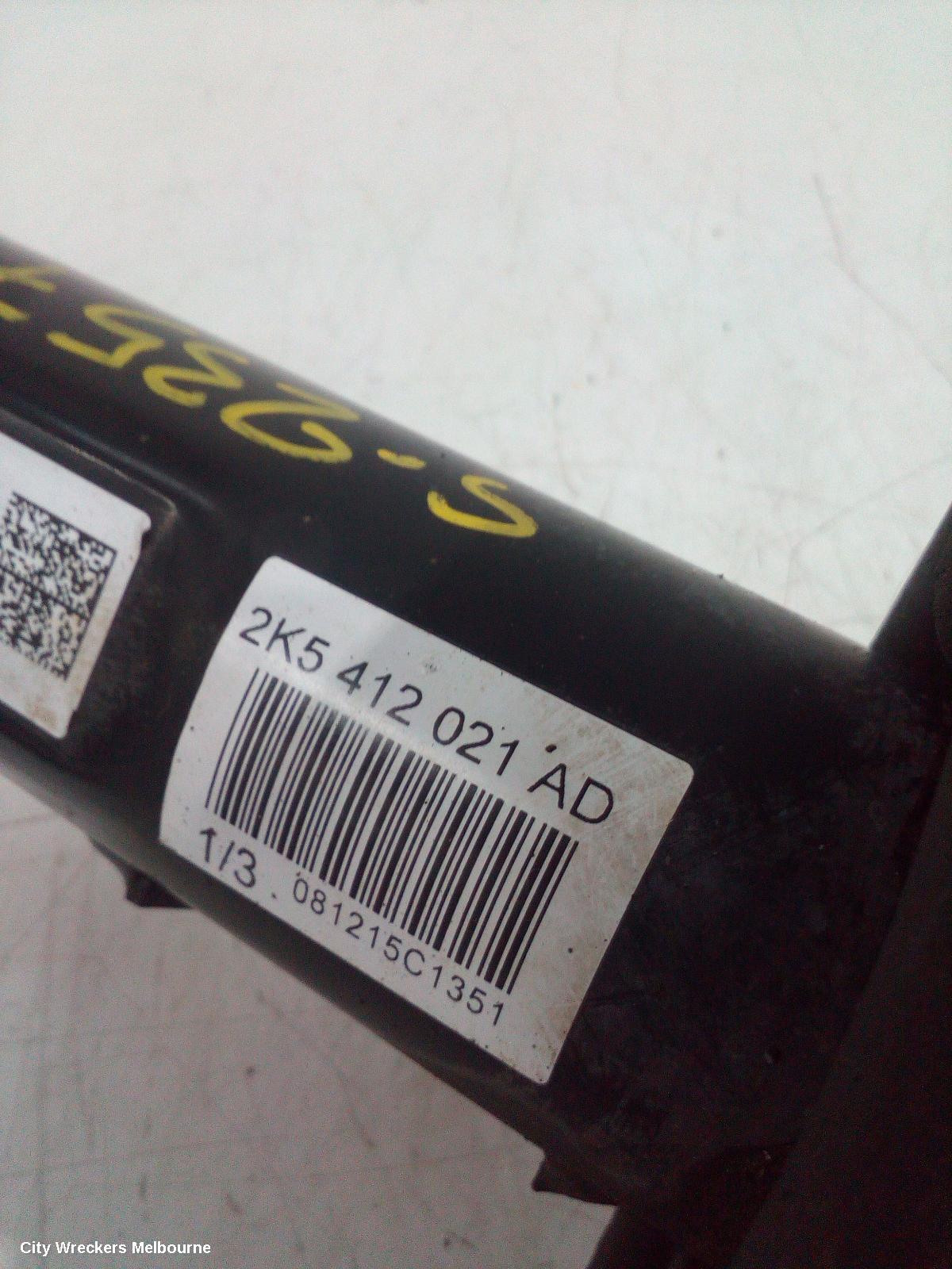 VOLKSWAGEN CADDY RIGHT FRONT STRUT, 2KN, 12/2015 - 02/2021