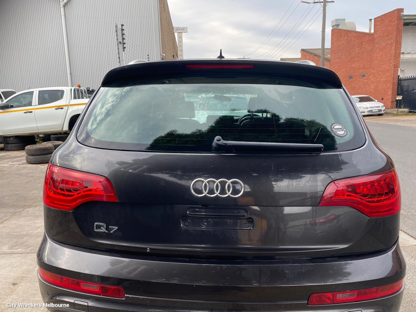AUDI Q7 BOOTLID/TAILGATE, TAILGATE, 4L, SPOILERED TYPE, 09/2006 - 09/2009