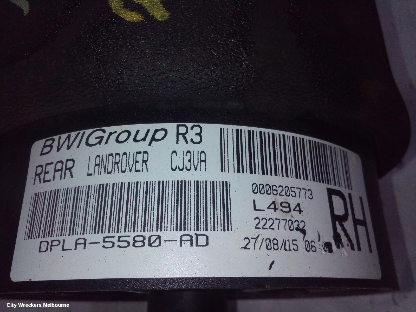 LAND ROVER RANGEROVER SPORT SHOCK ABSORBER, L494, REAR, RH SIDE, AIR SUSPENSION TYPE, 06/2013 - 04/2022